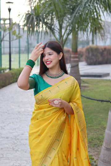 Pure Banarasi Silk With Zari Weaving