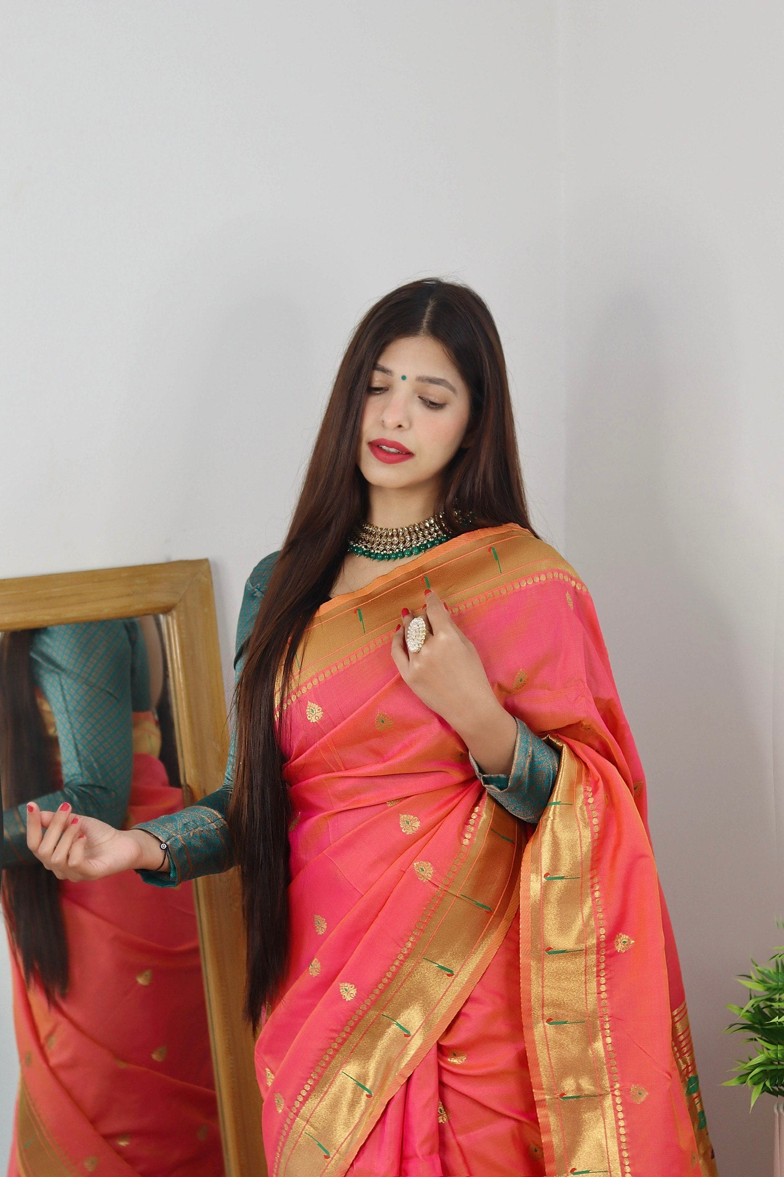 Pure Banarasi Silk With Zari Weaving