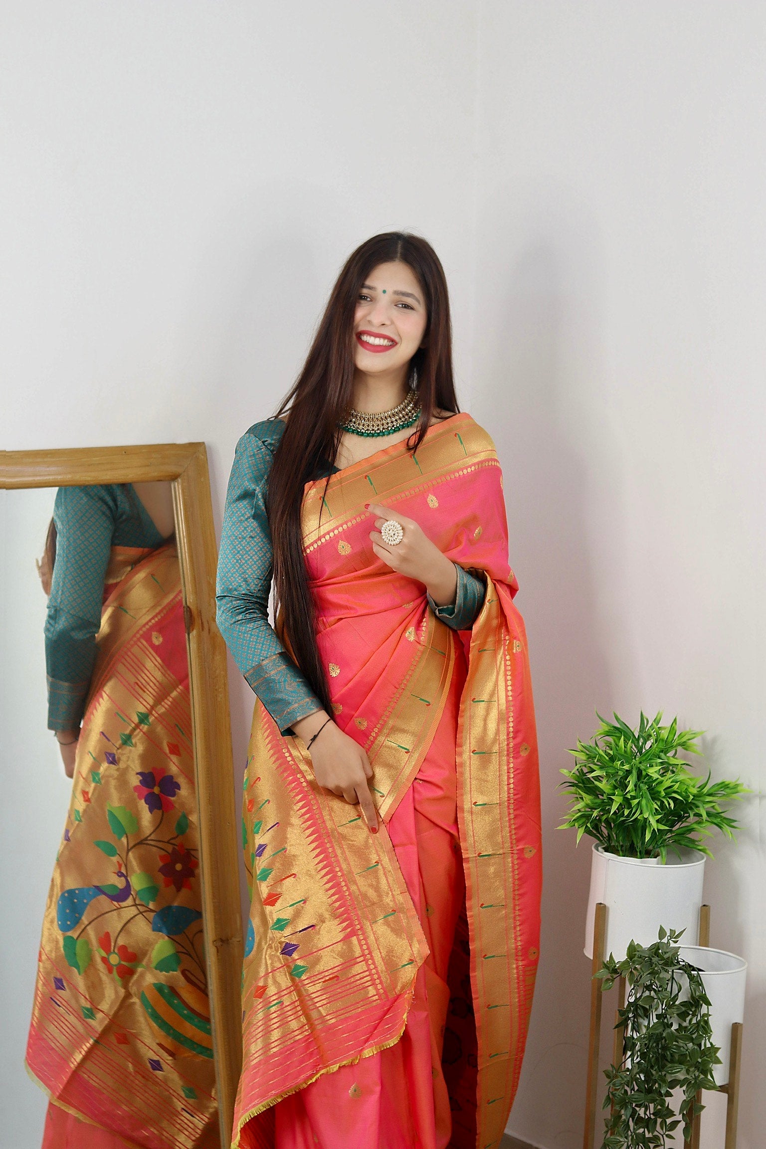 Pure Banarasi Silk With Zari Weaving