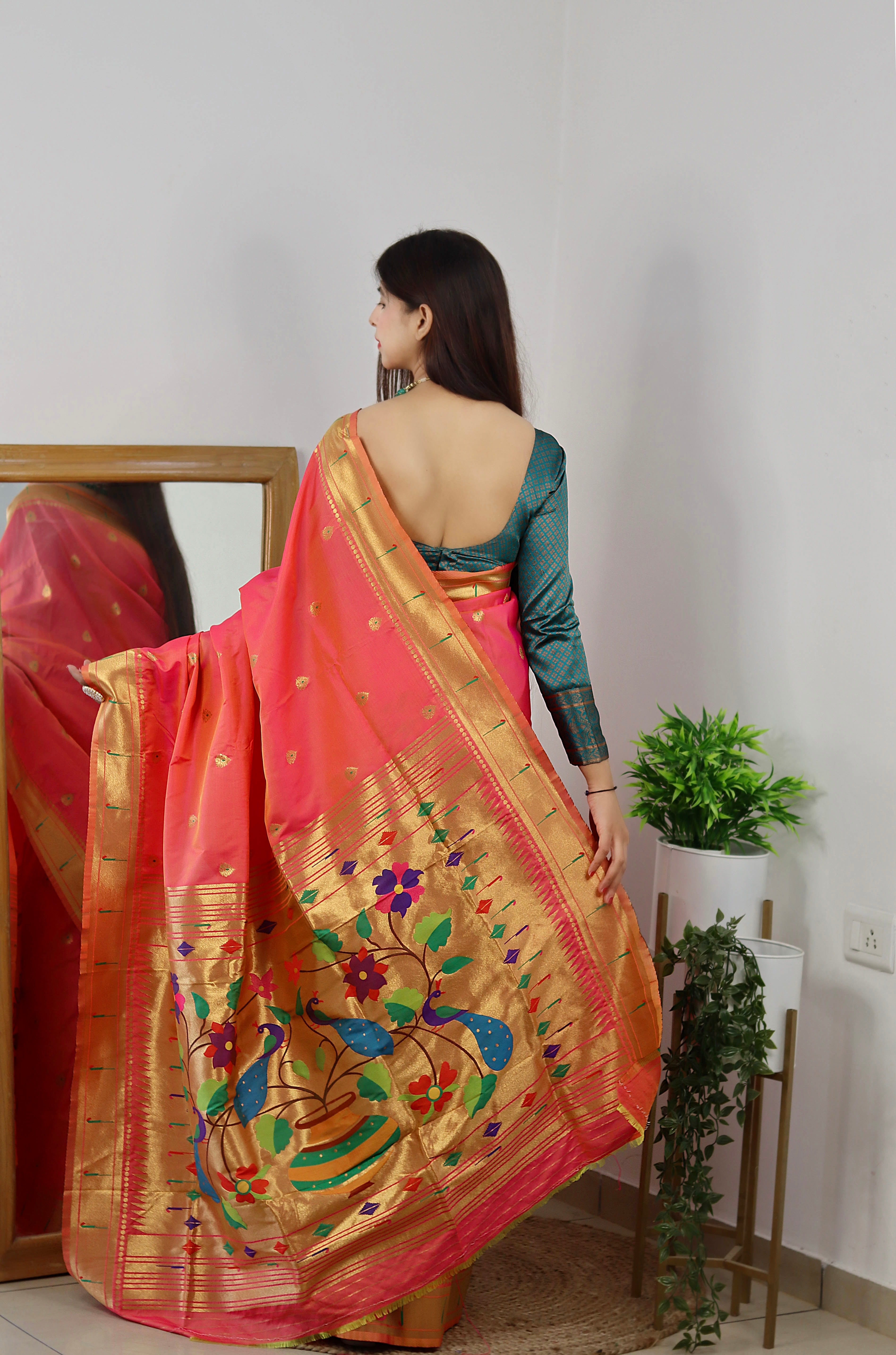 Pure Banarasi Silk With Zari Weaving
