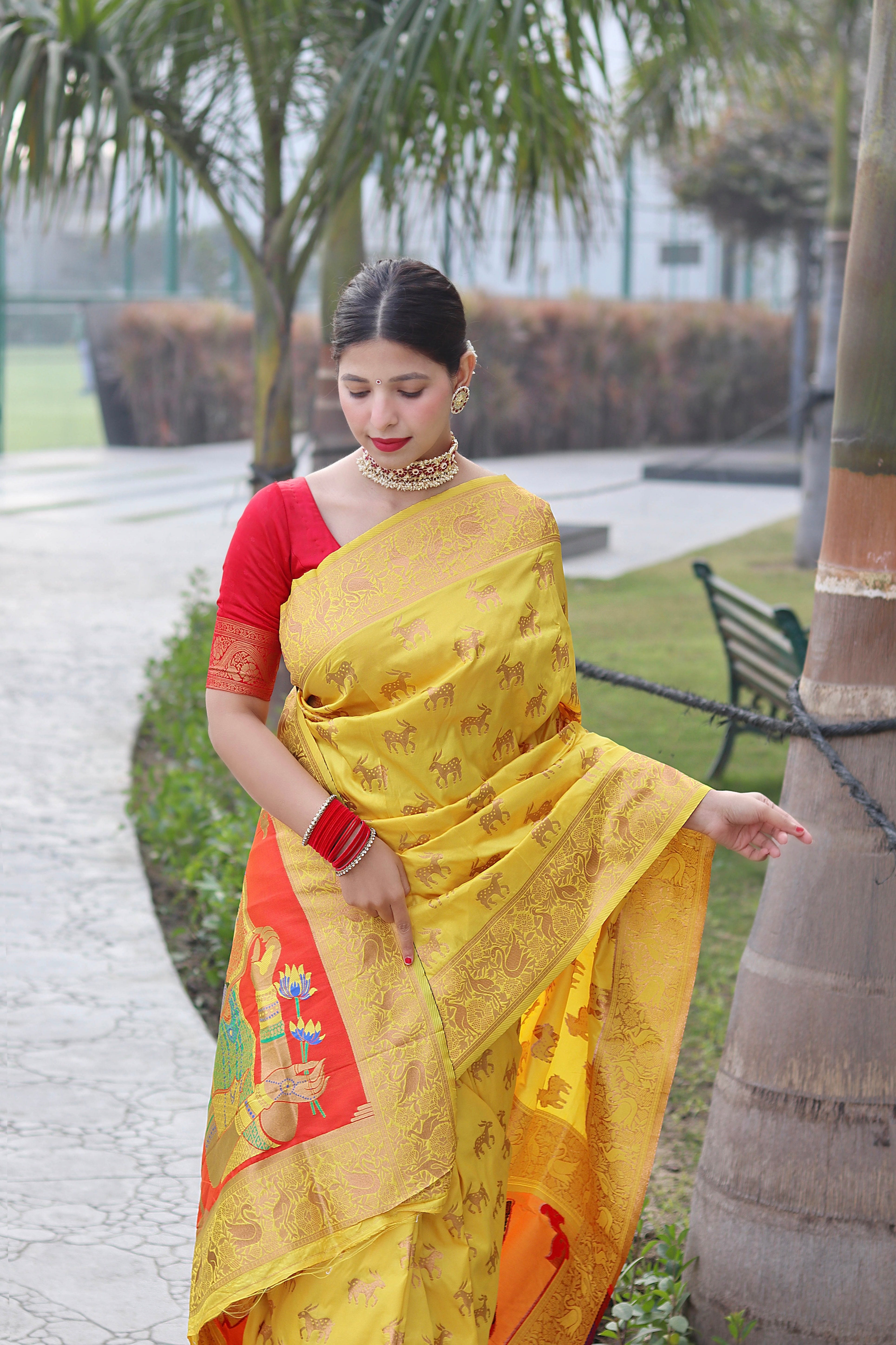 Pure Banarasi Silk With Zari Weaving