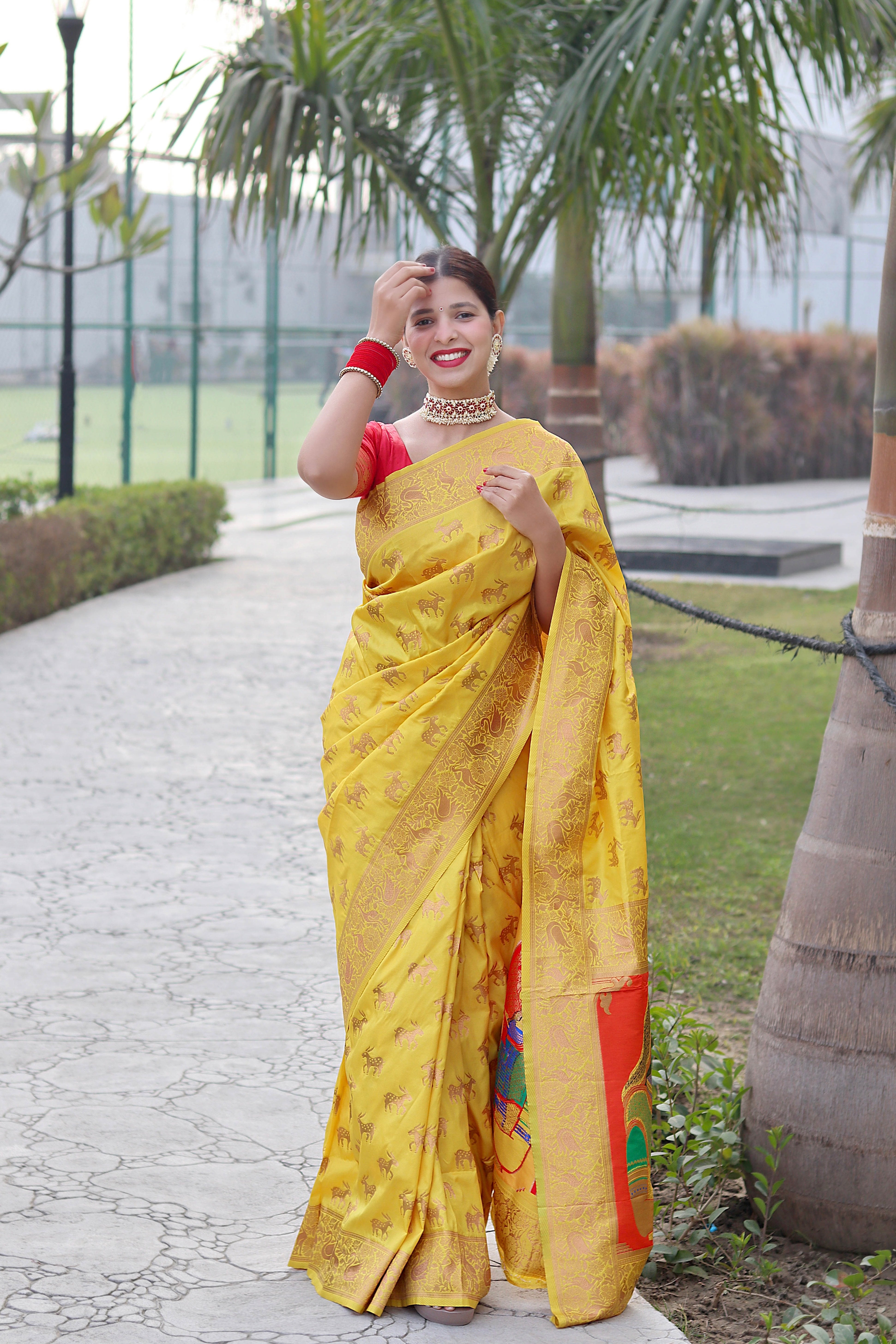 Pure Banarasi Silk With Zari Weaving