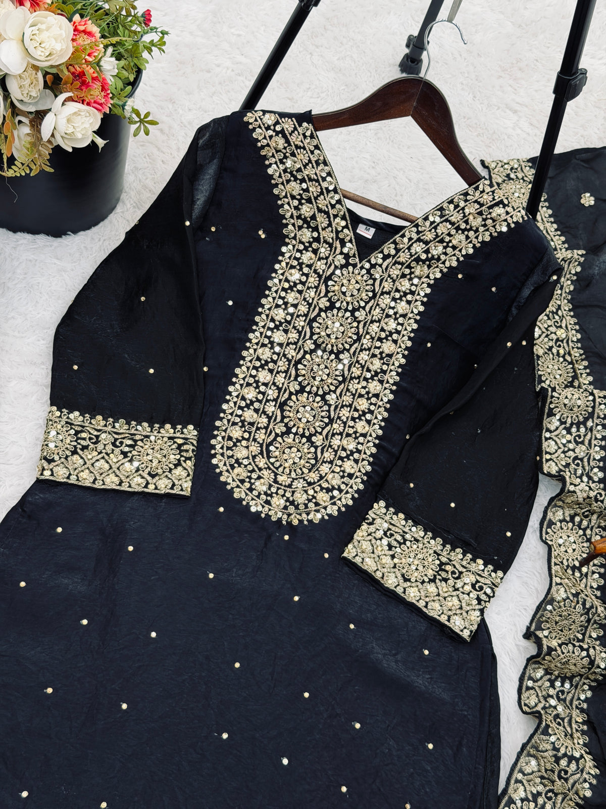Royal Embroidered Fendy Silk – Festive Glam