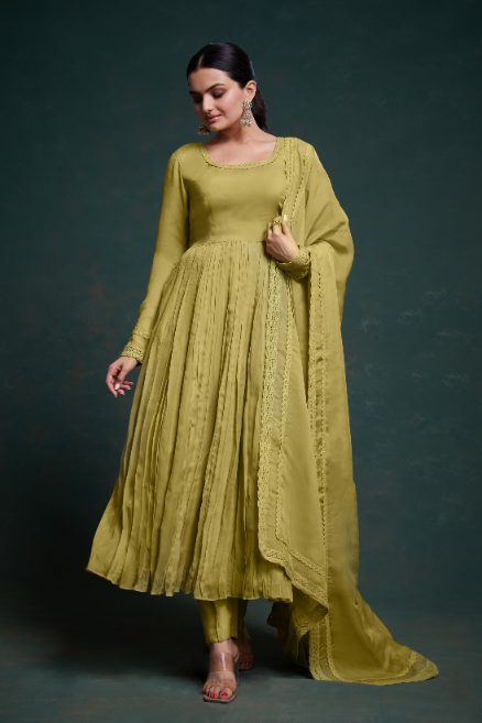 Elegant Organza Digital Printed Top Pant Dupatta Collection