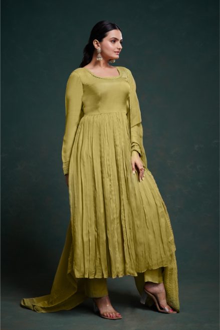 Elegant Organza Digital Printed Top Pant Dupatta Collection