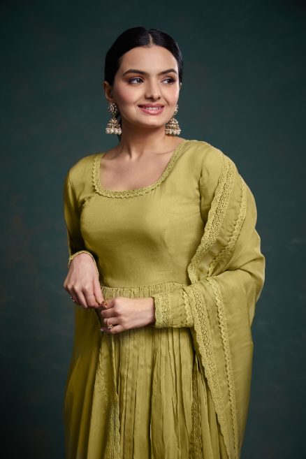 Elegant Organza Digital Printed Top Pant Dupatta Collection