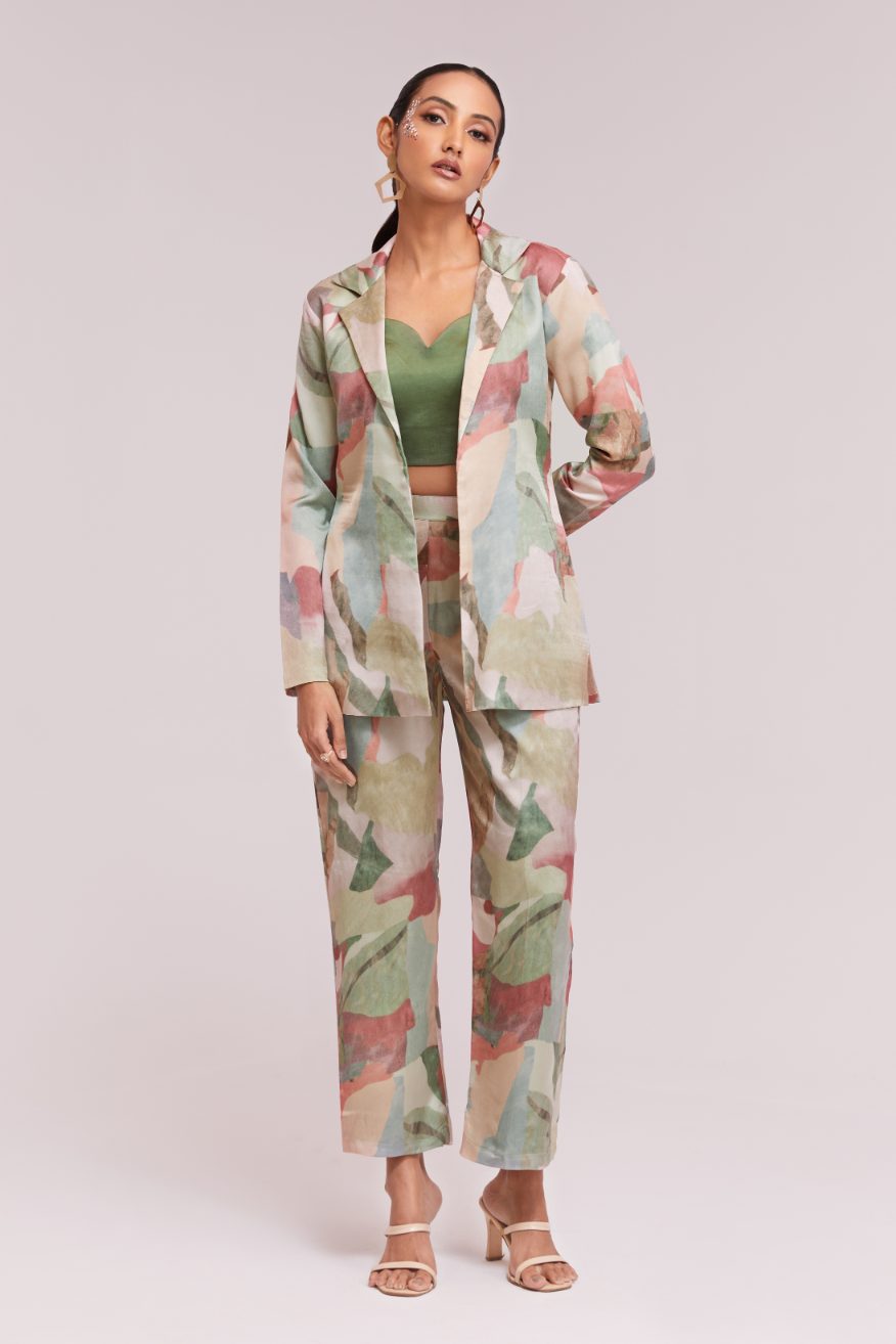 Stylish Multi Color Printed Co-Ord Set for Casual & Party Wear