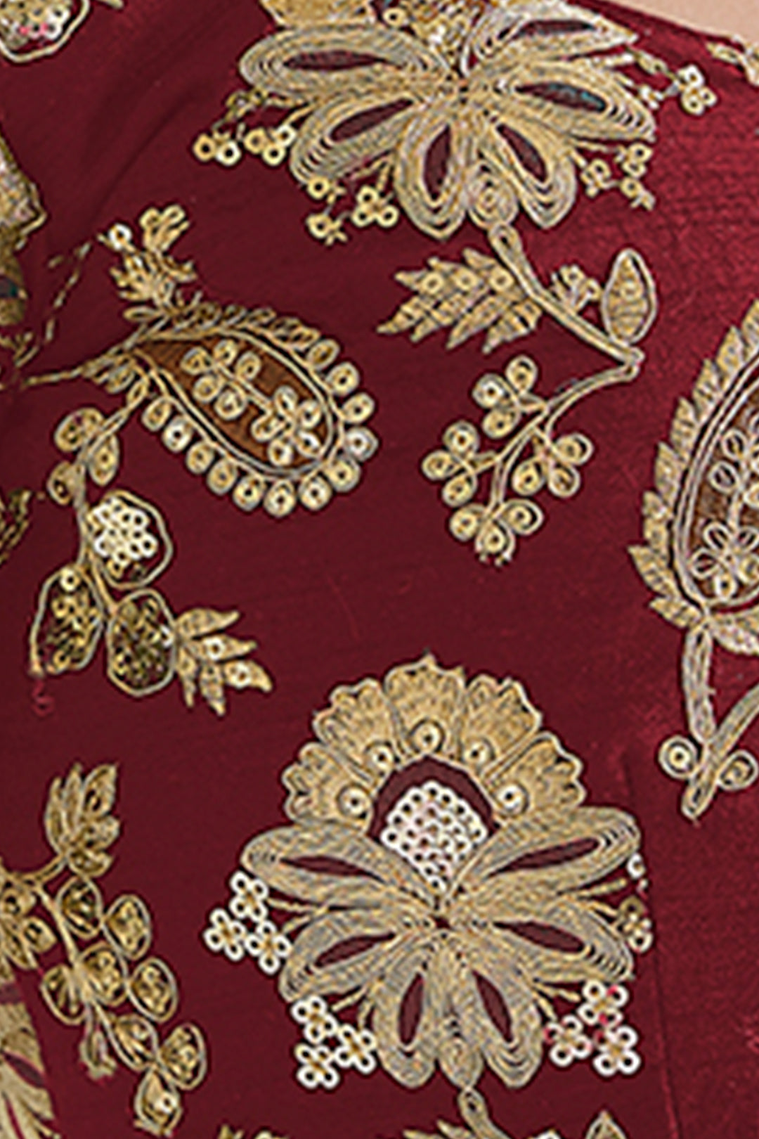 Designer Rangoli Silk Festive Saree with Cording & Double Sequins Embroidery