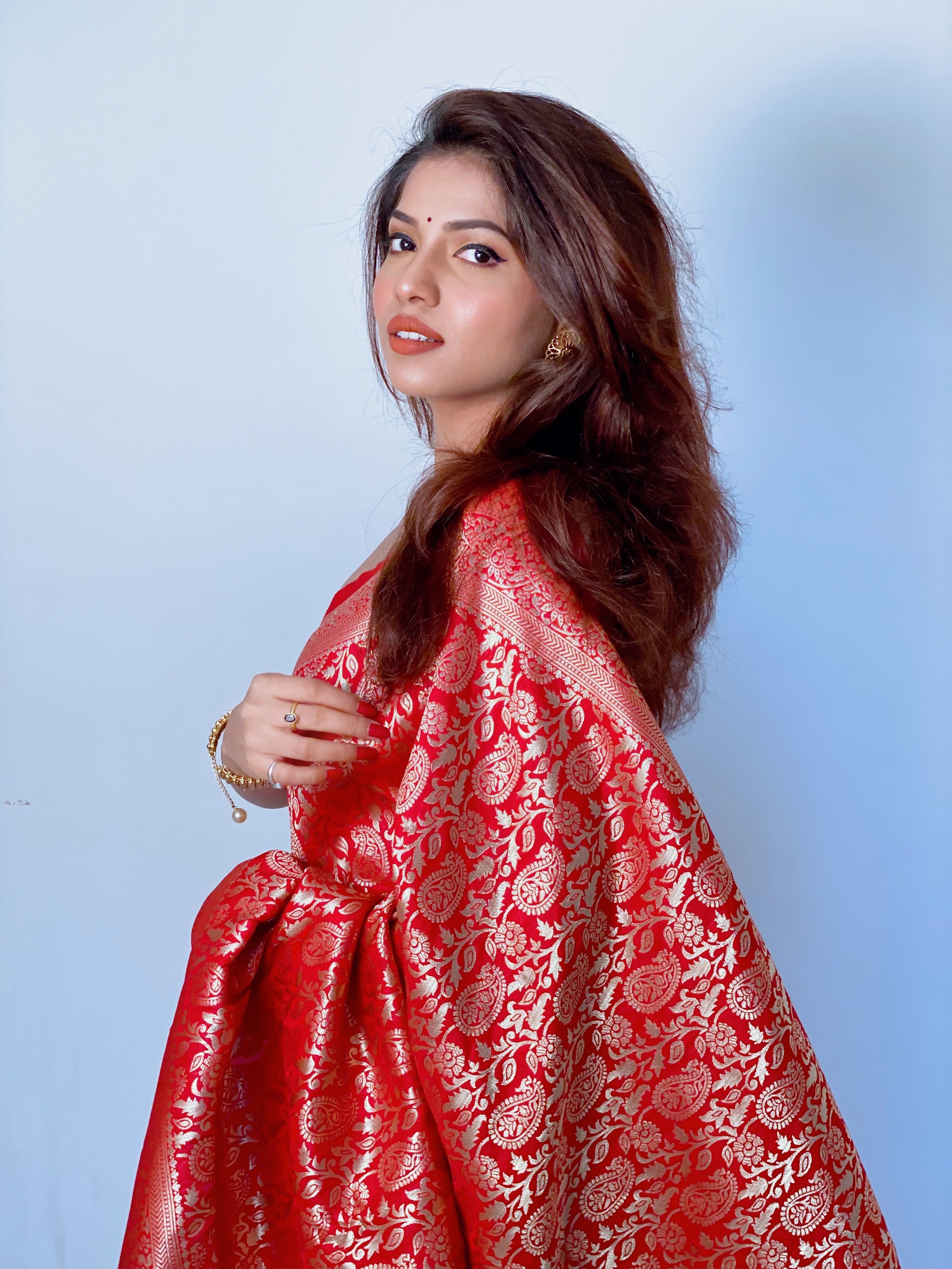 Pure Banarasi Silk With Zari Weaving