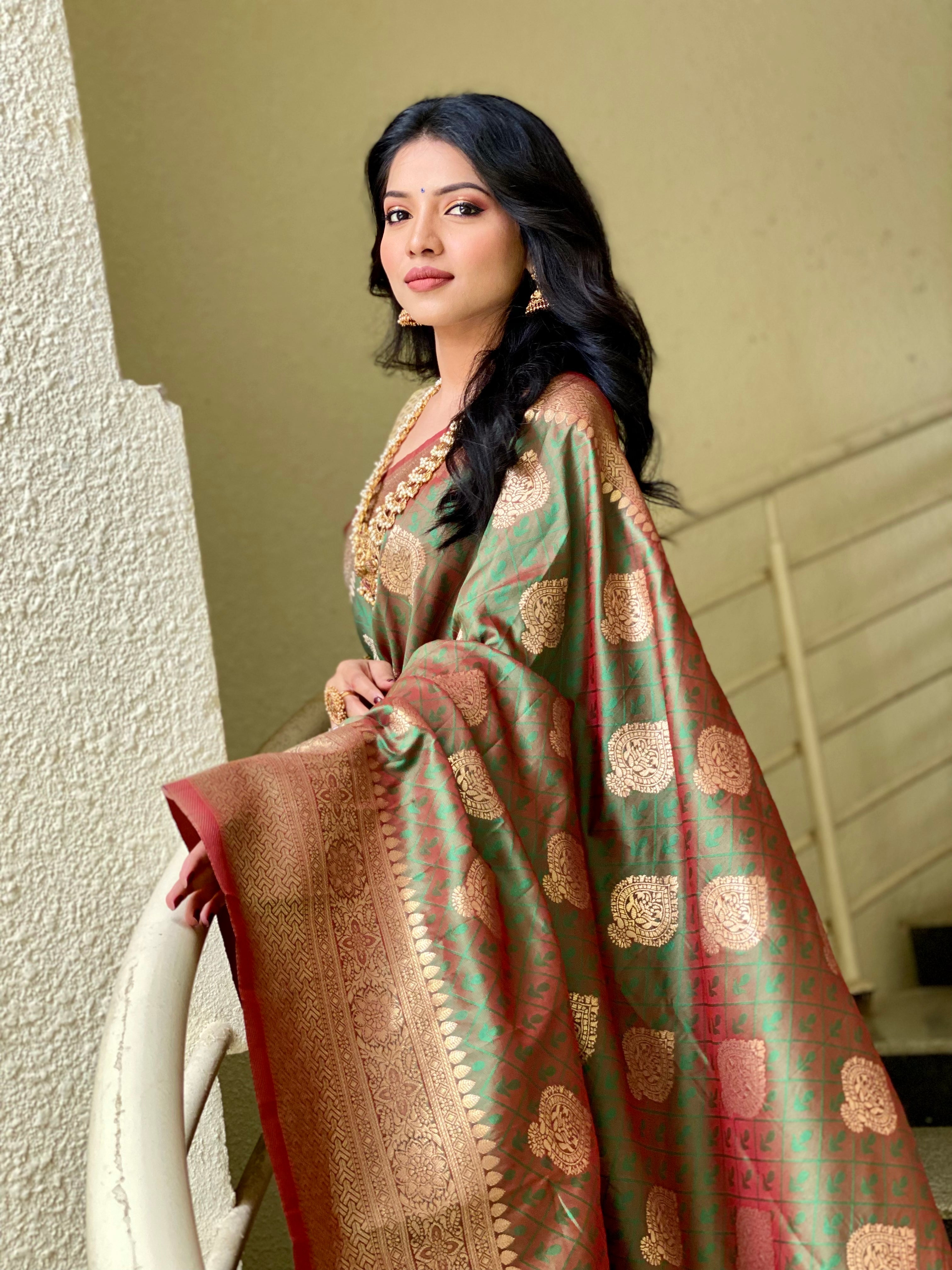 Pure Banarasi Silk With Zari Weaving