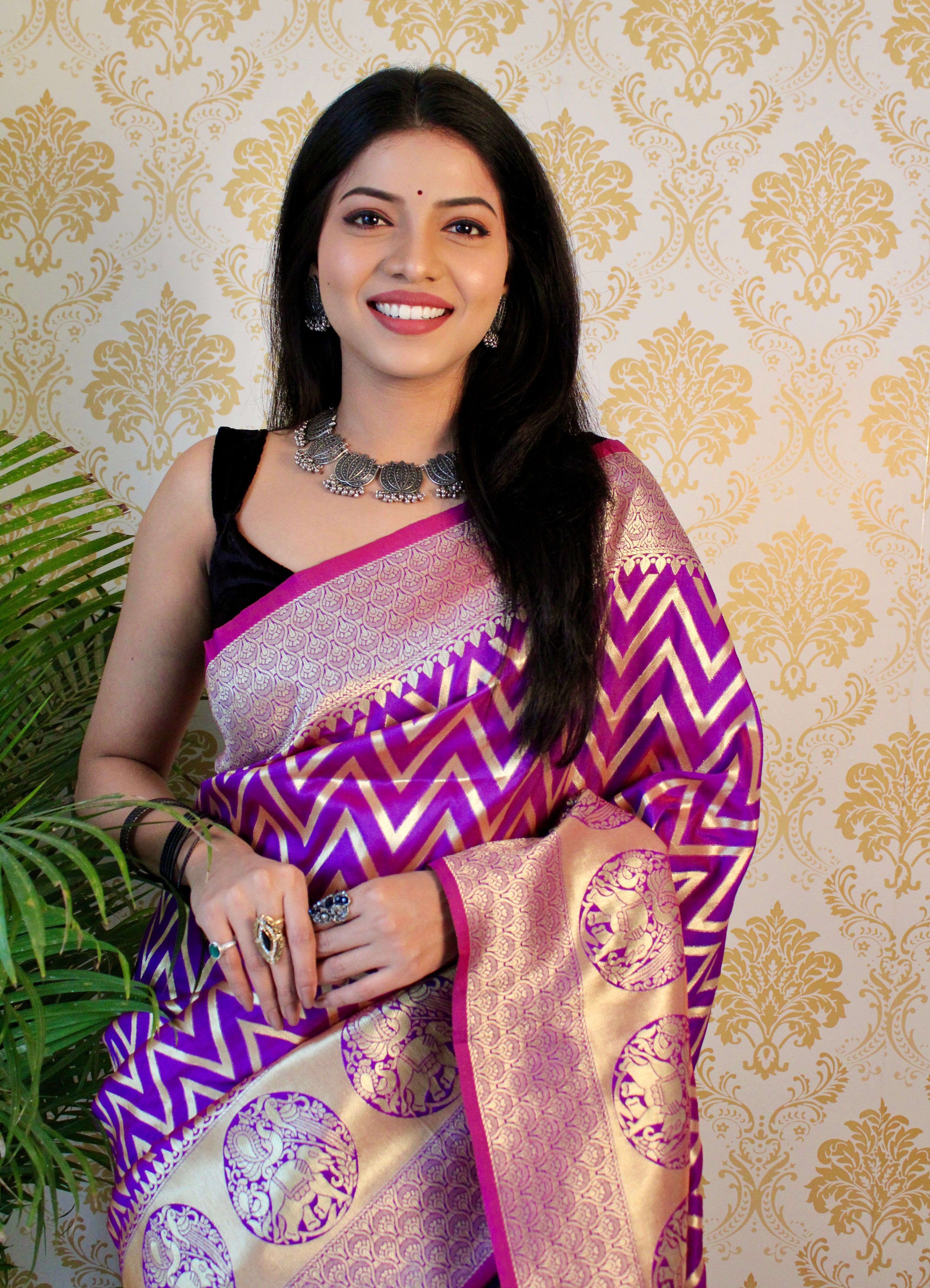 Pure Banarasi Silk With Zari Weaving