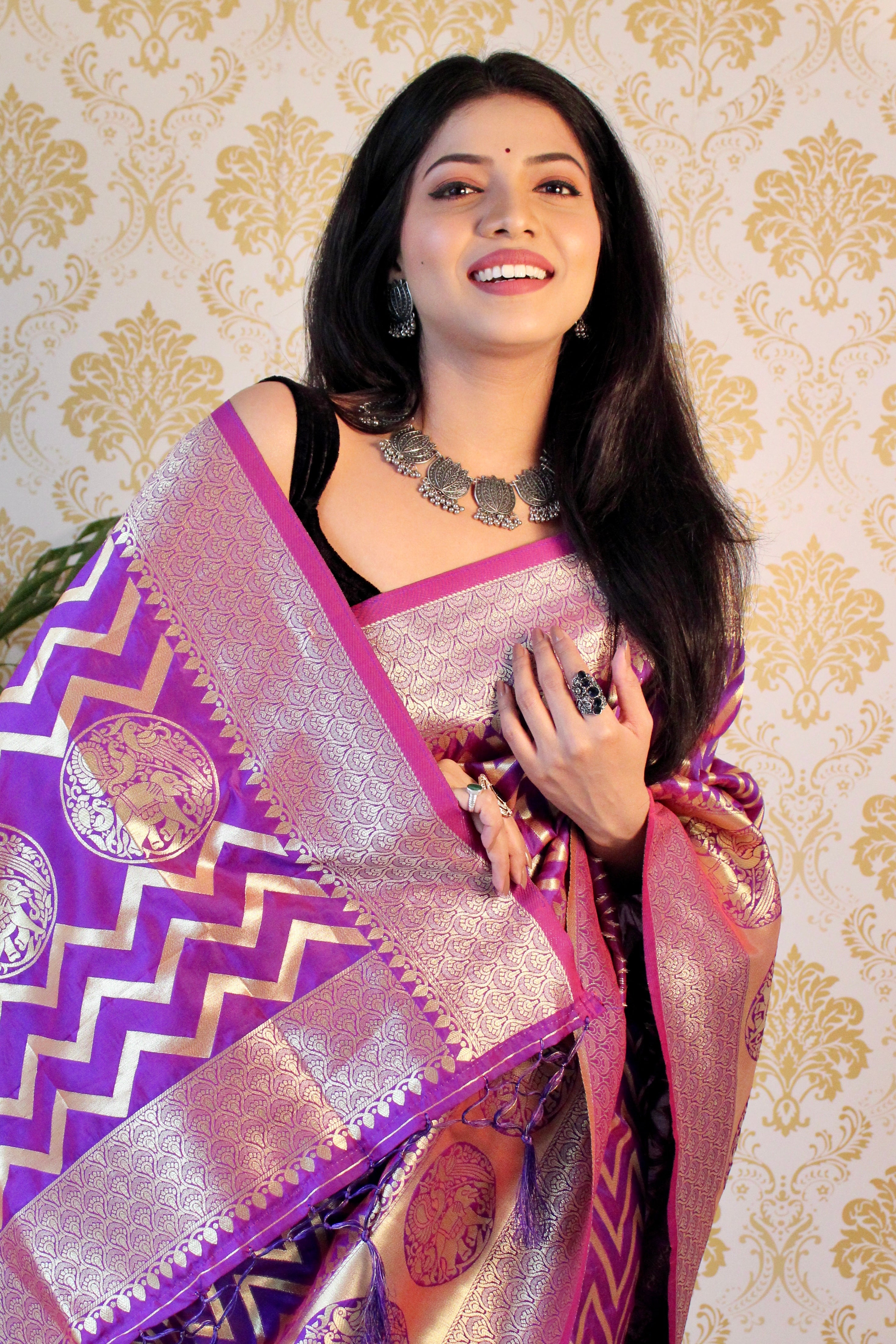 Pure Banarasi Silk With Zari Weaving
