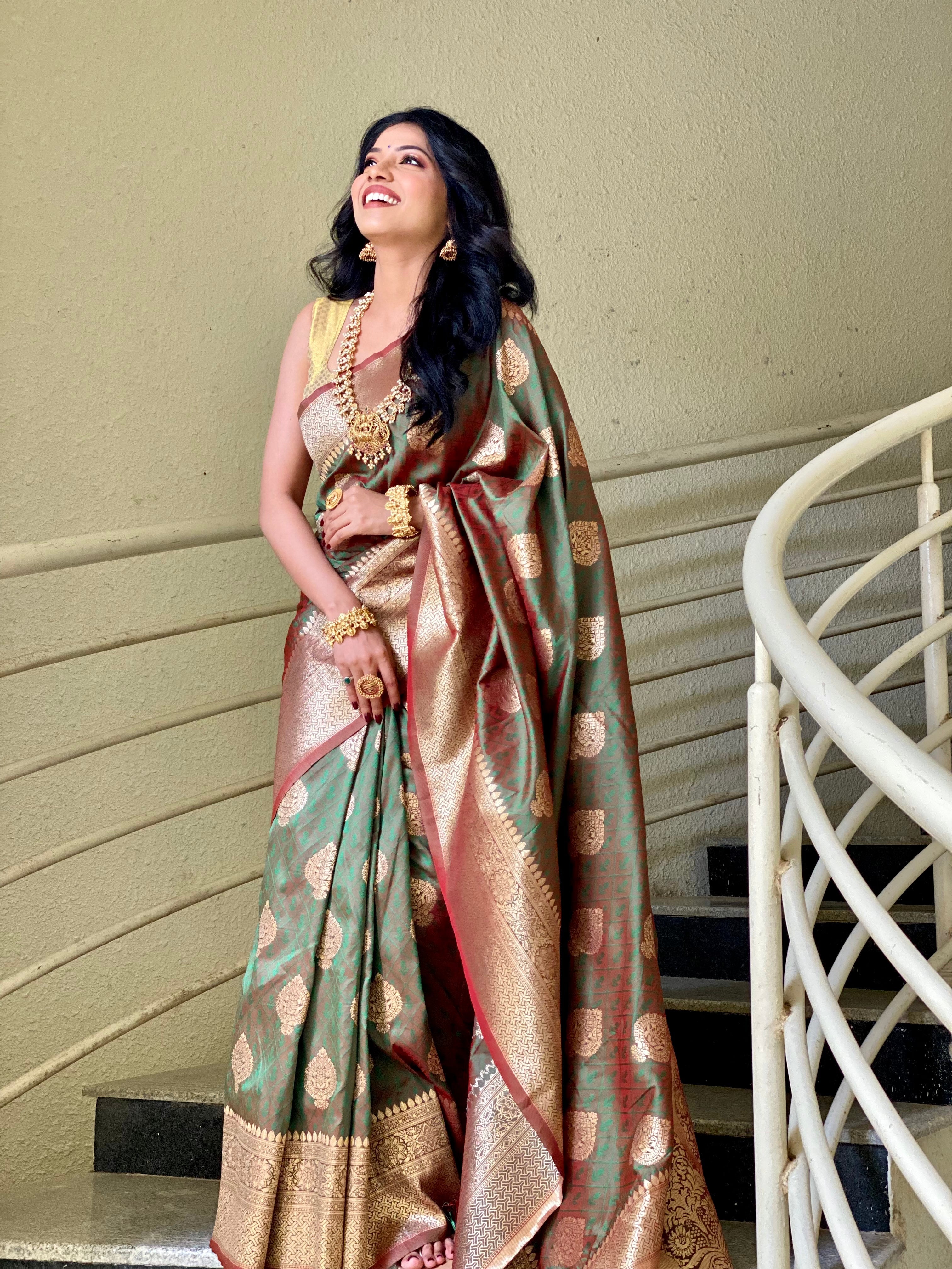 Pure Banarasi Silk With Zari Weaving