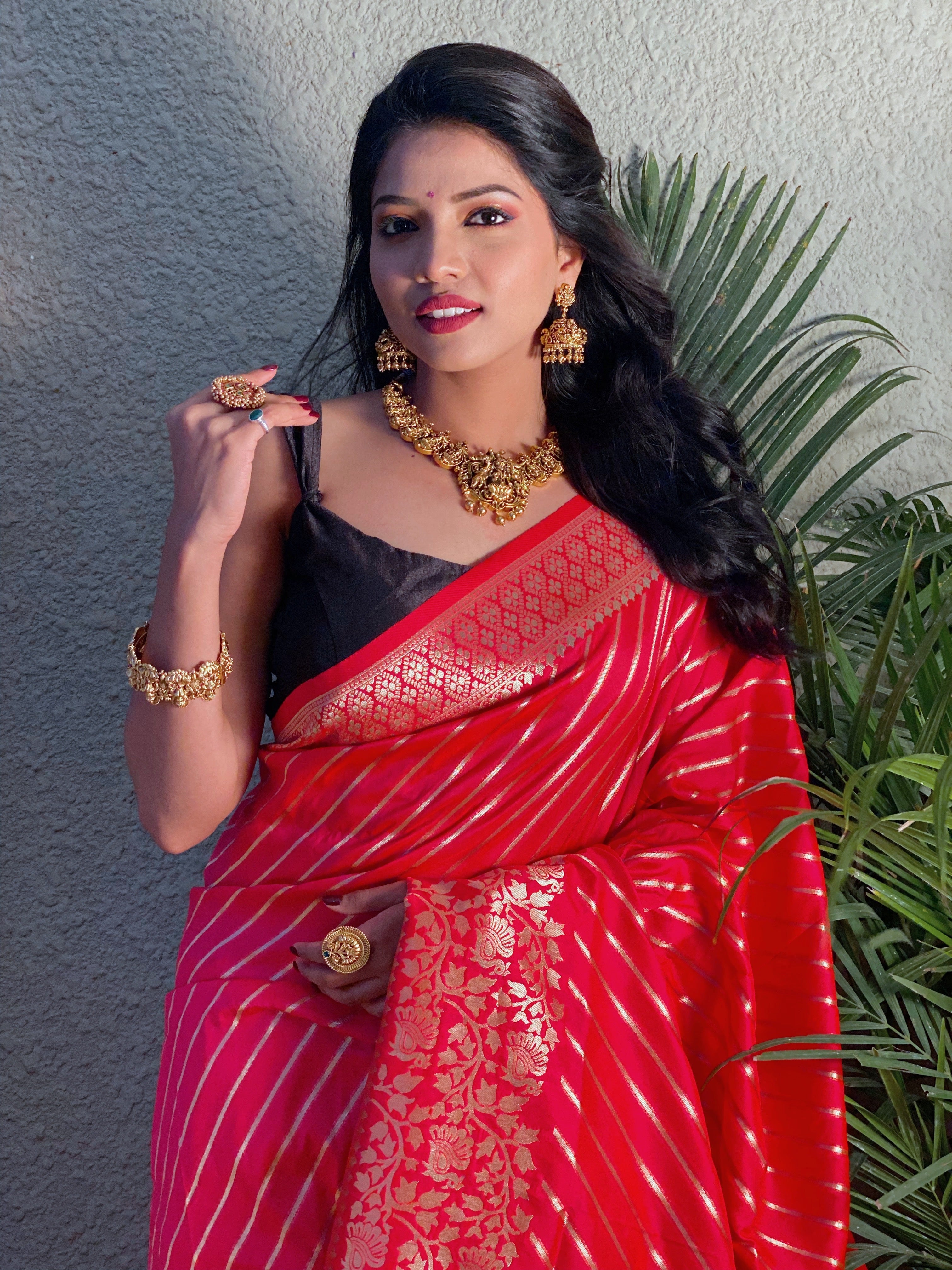 Pure Banarasi Silk With Zari Weaving