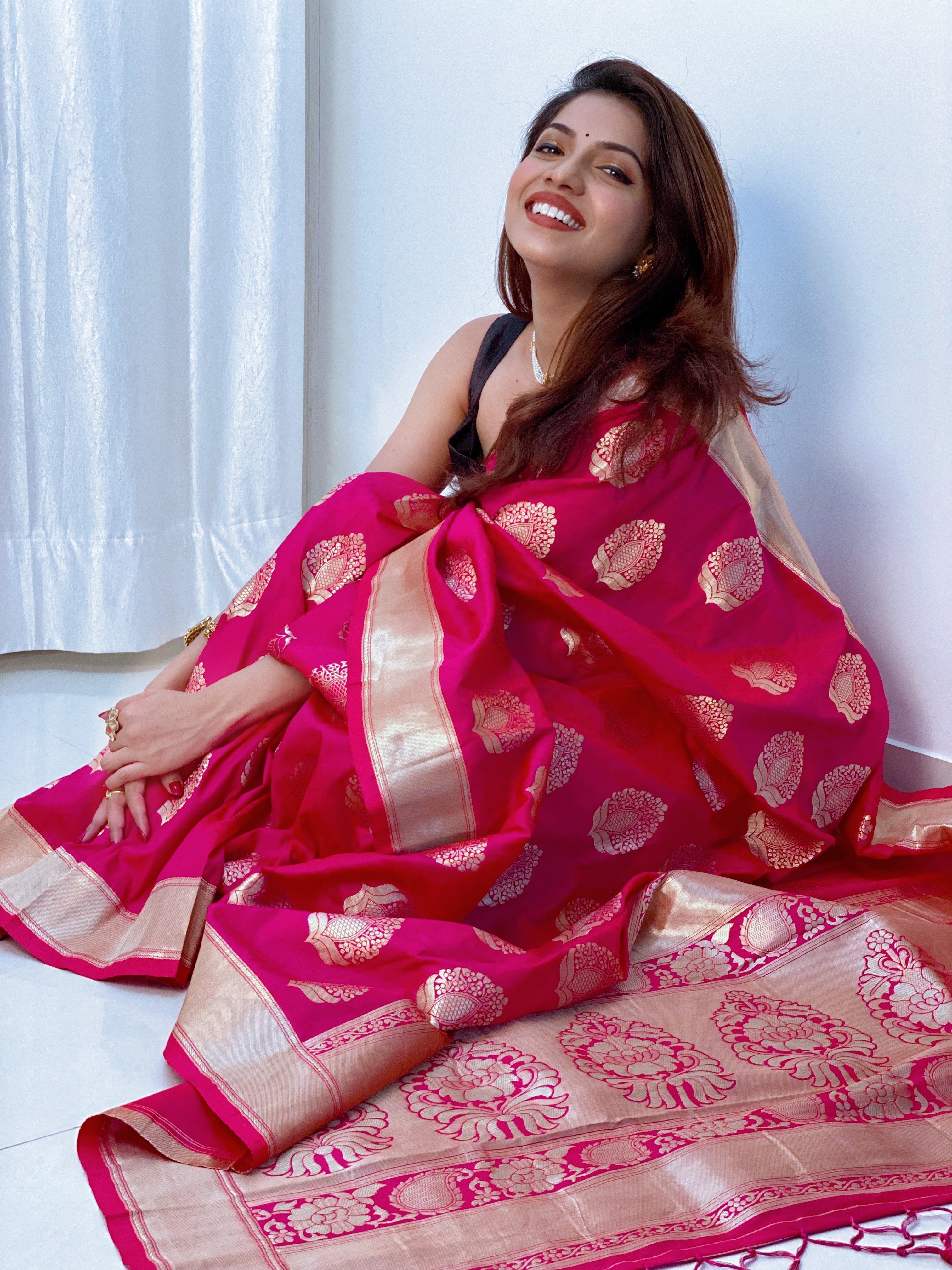 Pure Banarasi Silk With Zari Weaving