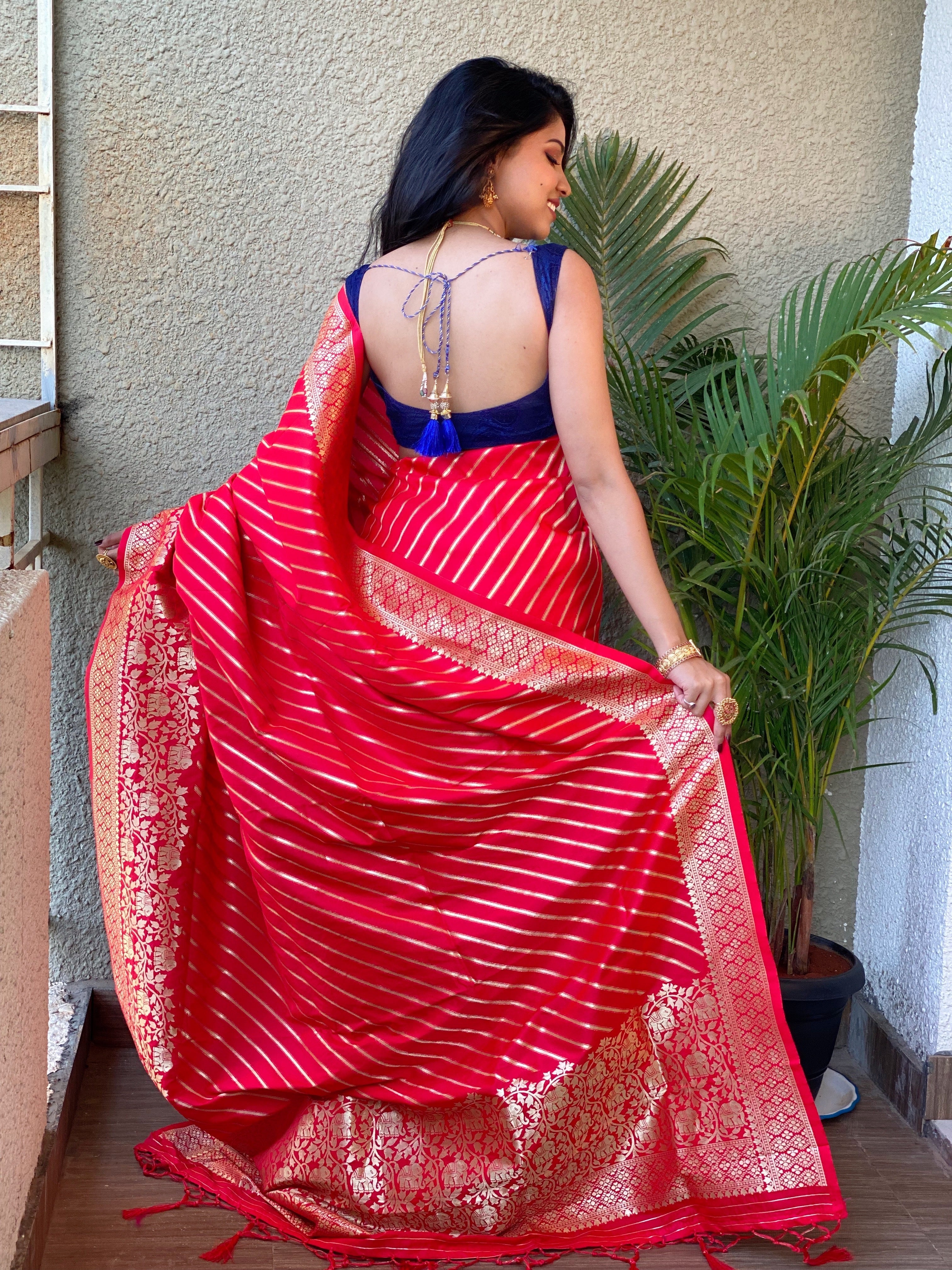 Pure Banarasi Silk With Zari Weaving