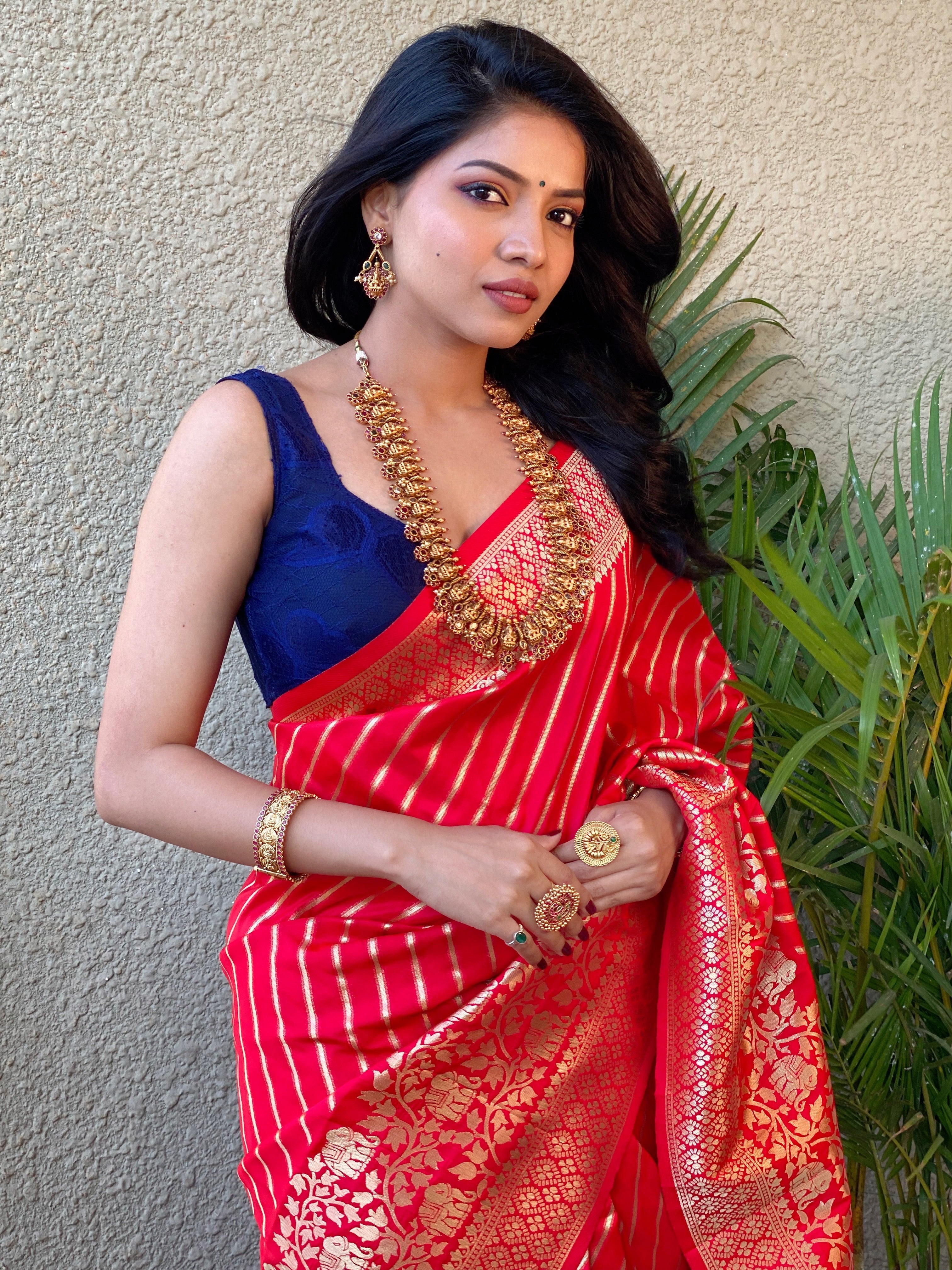 Pure Banarasi Silk With Zari Weaving