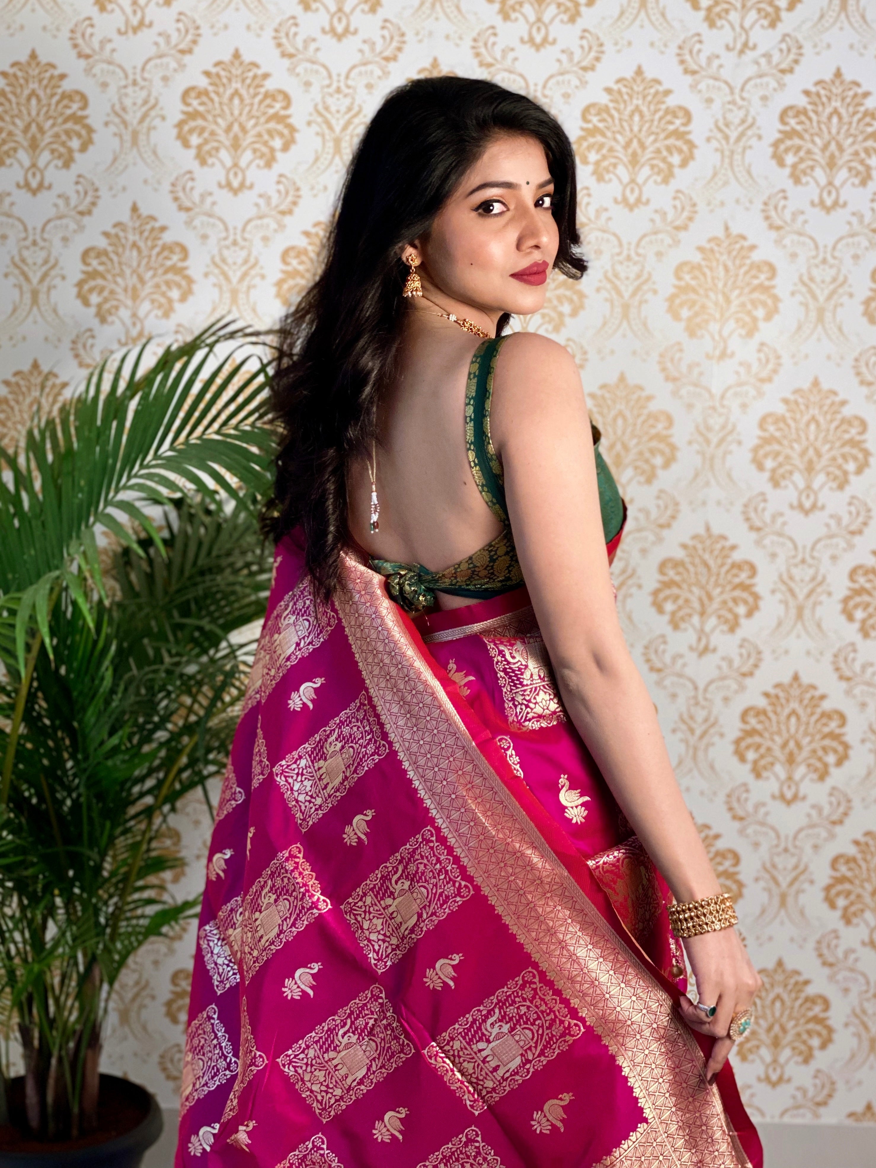 Pure Banarasi Silk With Zari Weaving