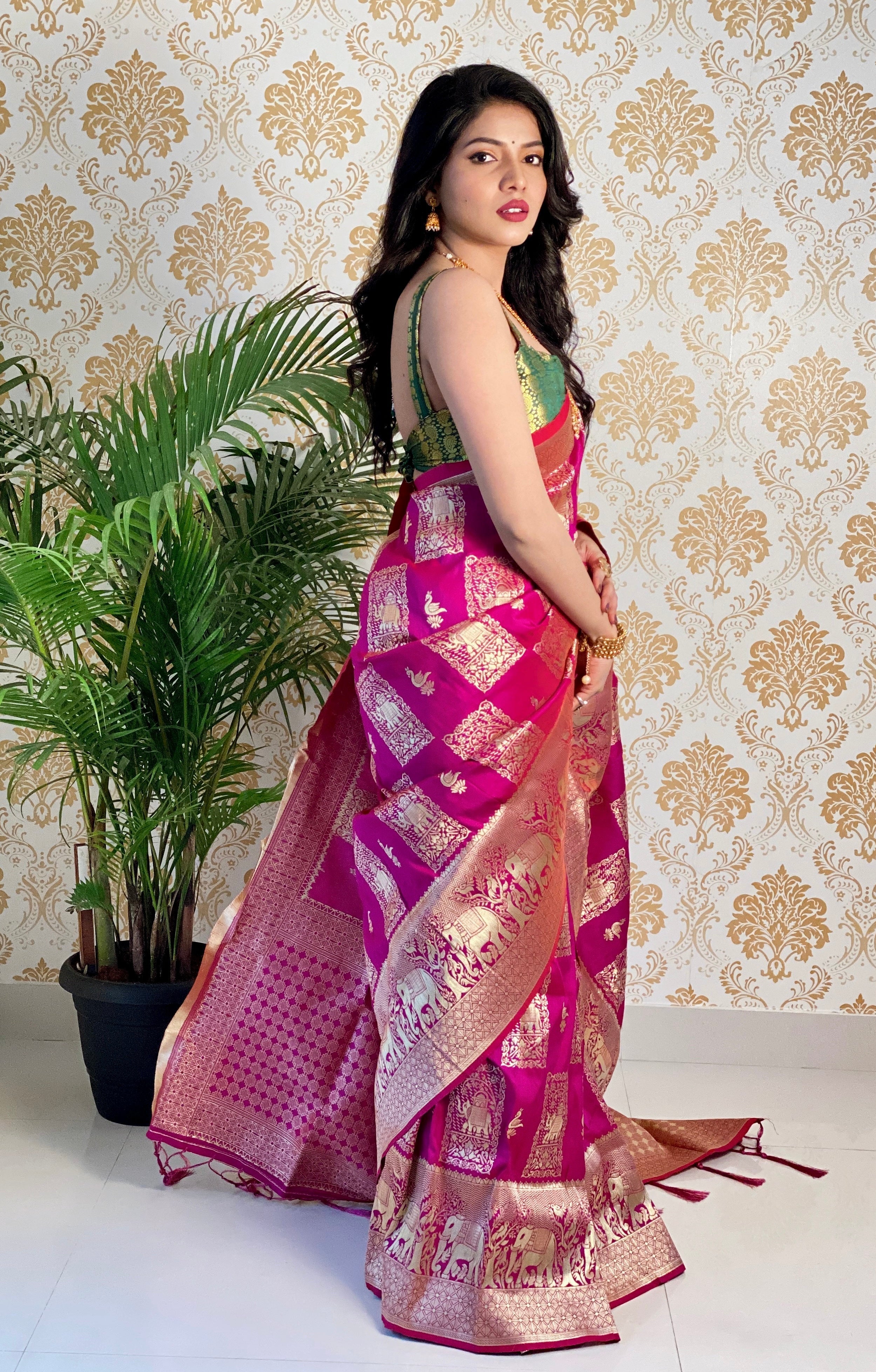 Pure Banarasi Silk With Zari Weaving
