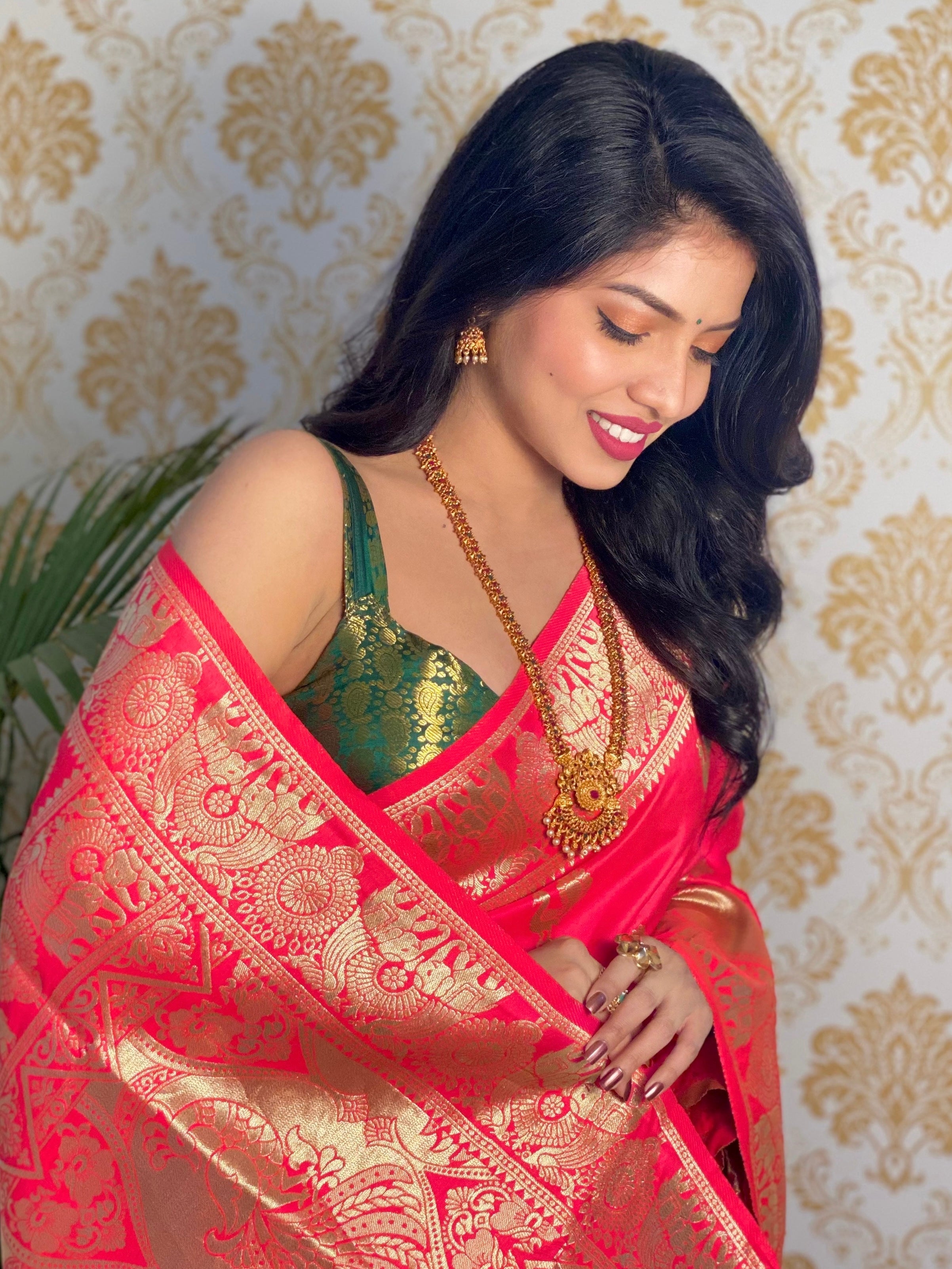 Pure Banarasi Silk With Zari Weaving