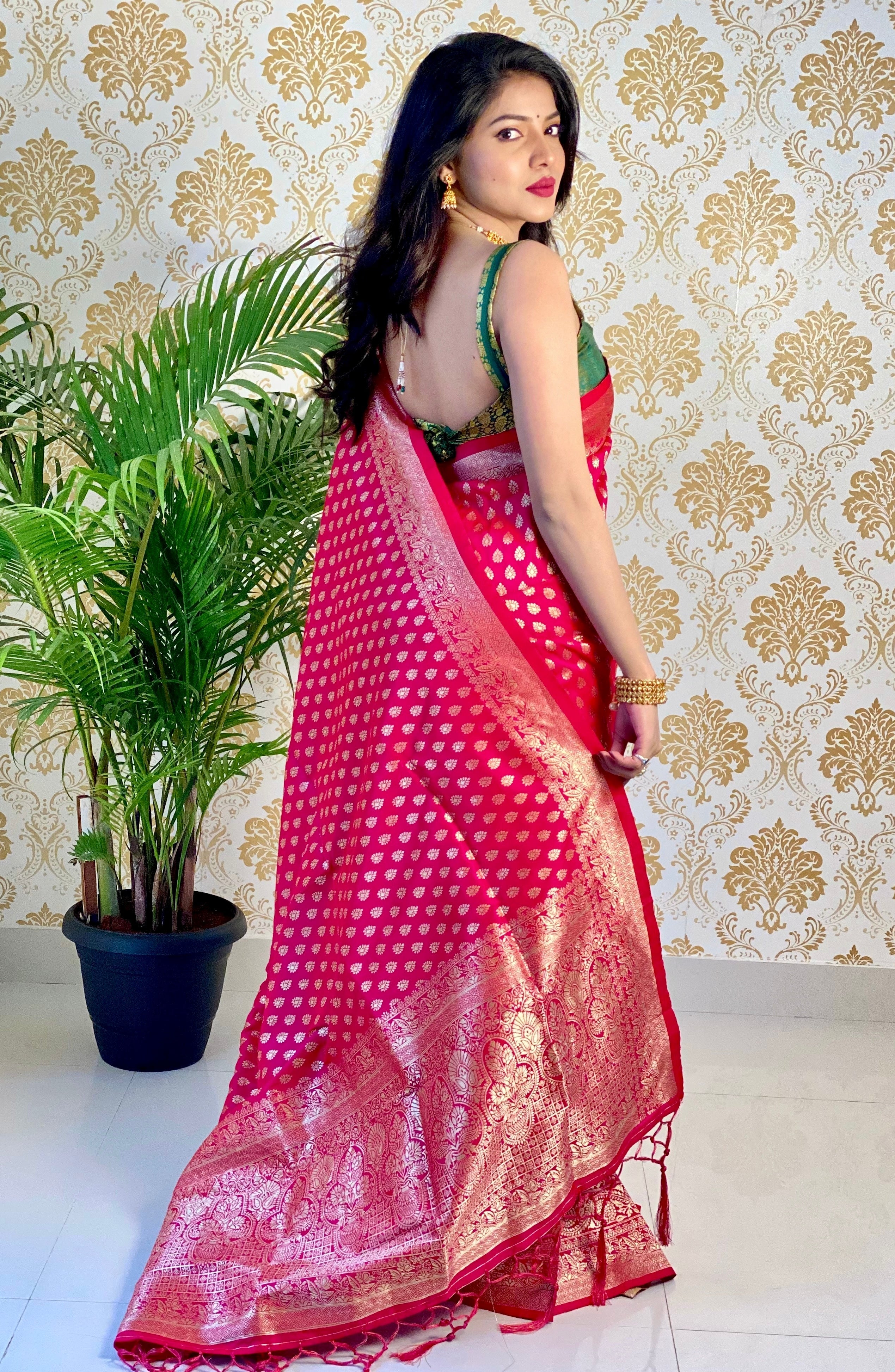 Pure Banarasi Silk With Zari Weaving