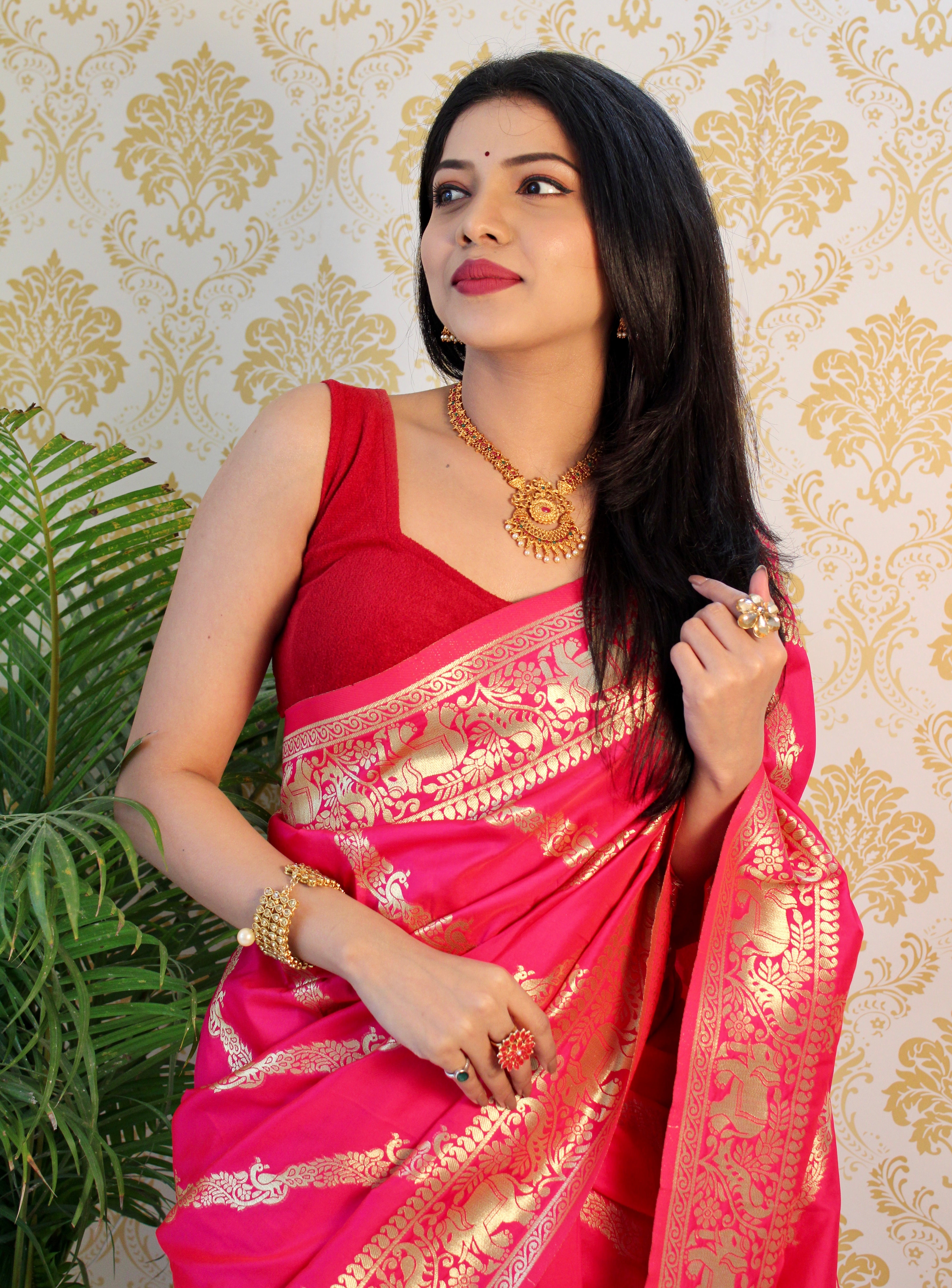 Pure Banarasi Silk With Zari Weaving