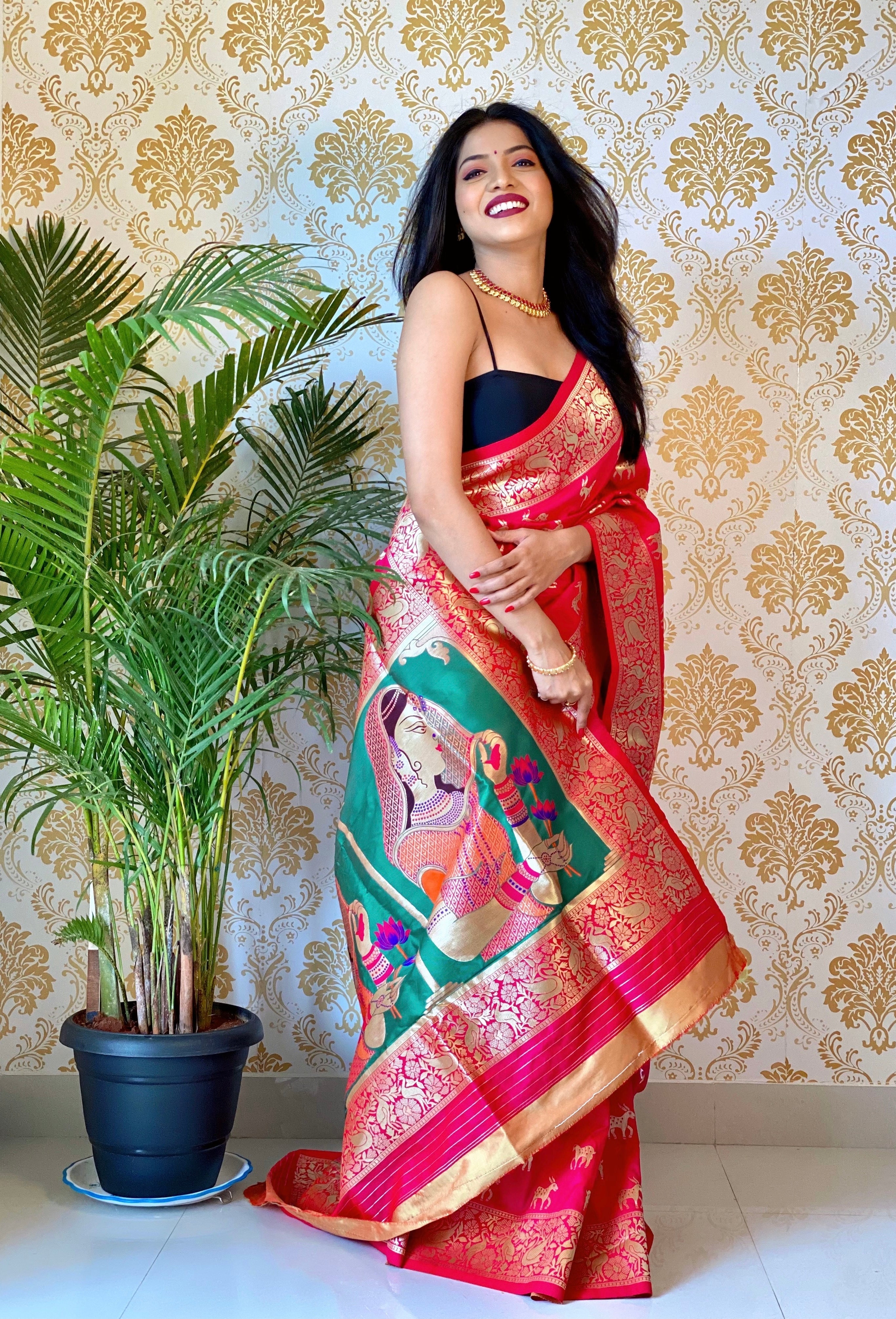 Pure Banarasi Silk With Zari Weaving