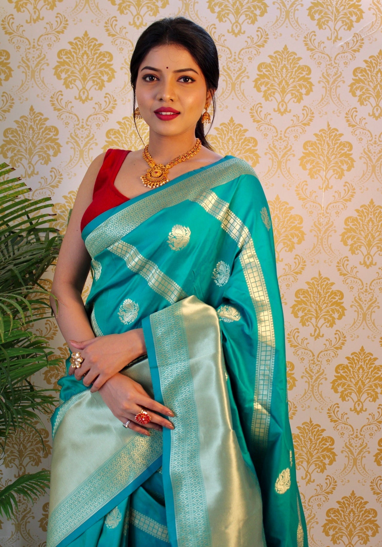Pure Banarasi Silk With Zari Weaving