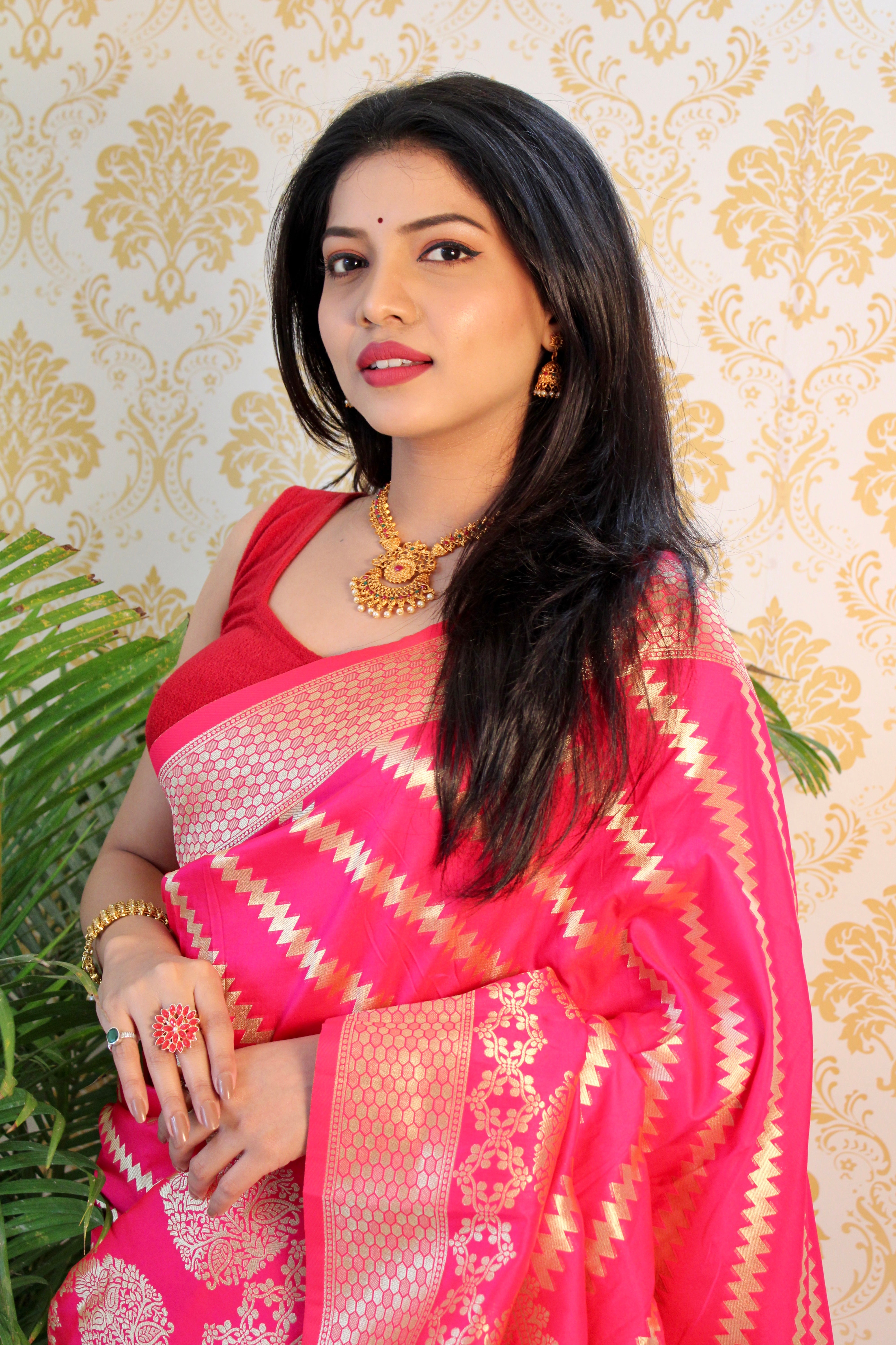 Pure Banarasi Silk With Zari Weaving