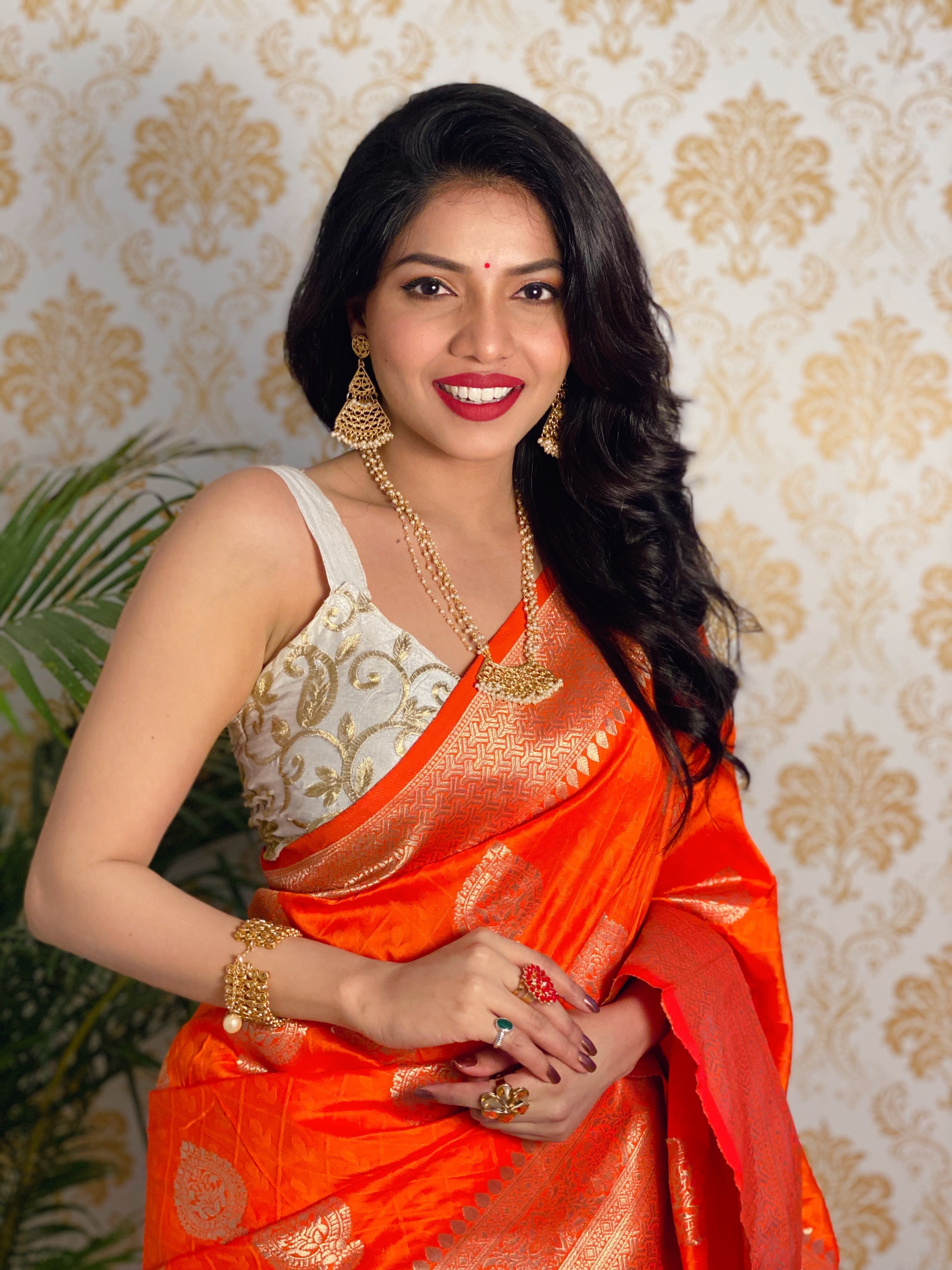 Pure Banarasi Silk With Zari Weaving