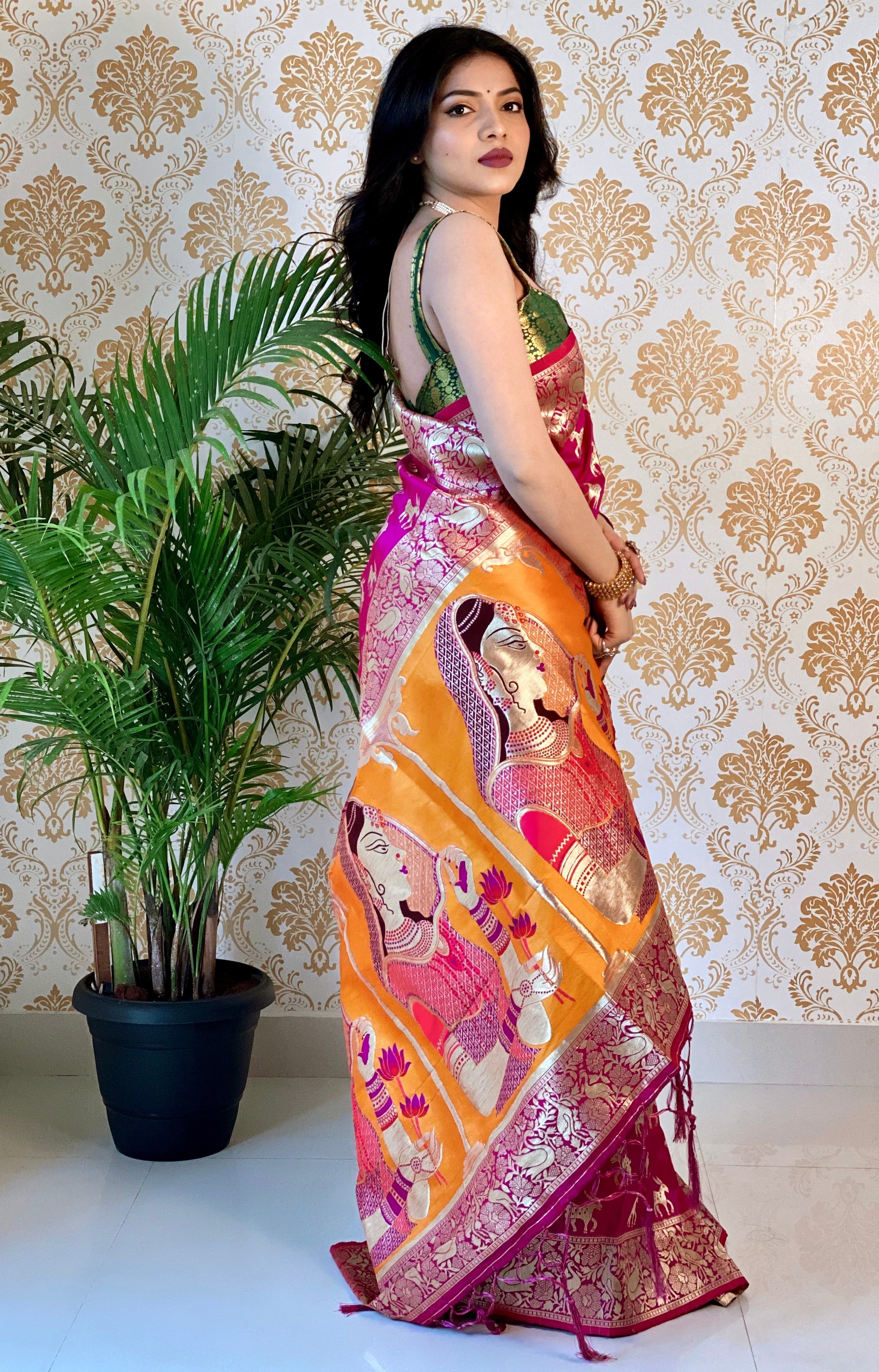 Pure Banarasi Silk With Zari Weaving