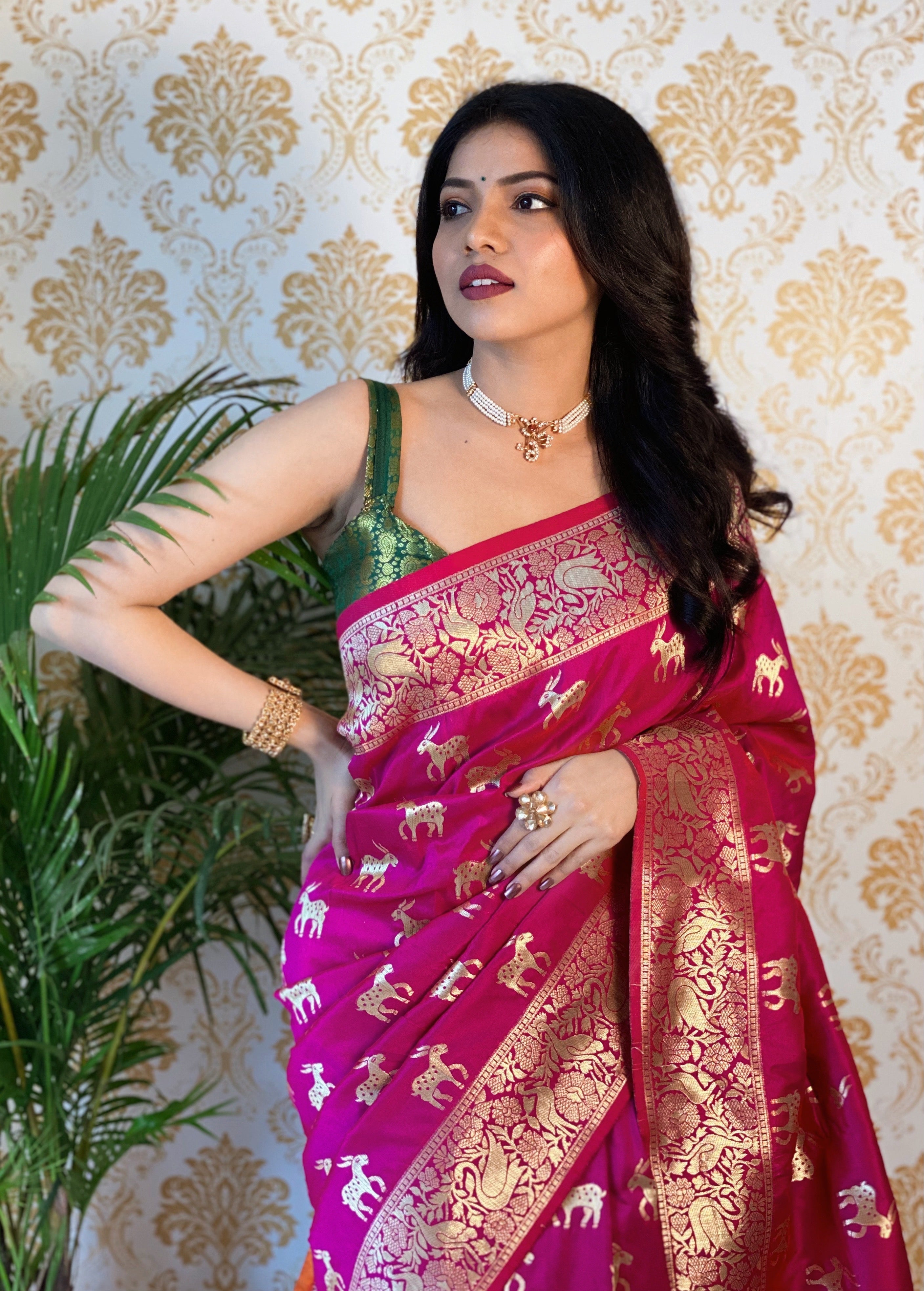 Pure Banarasi Silk With Zari Weaving