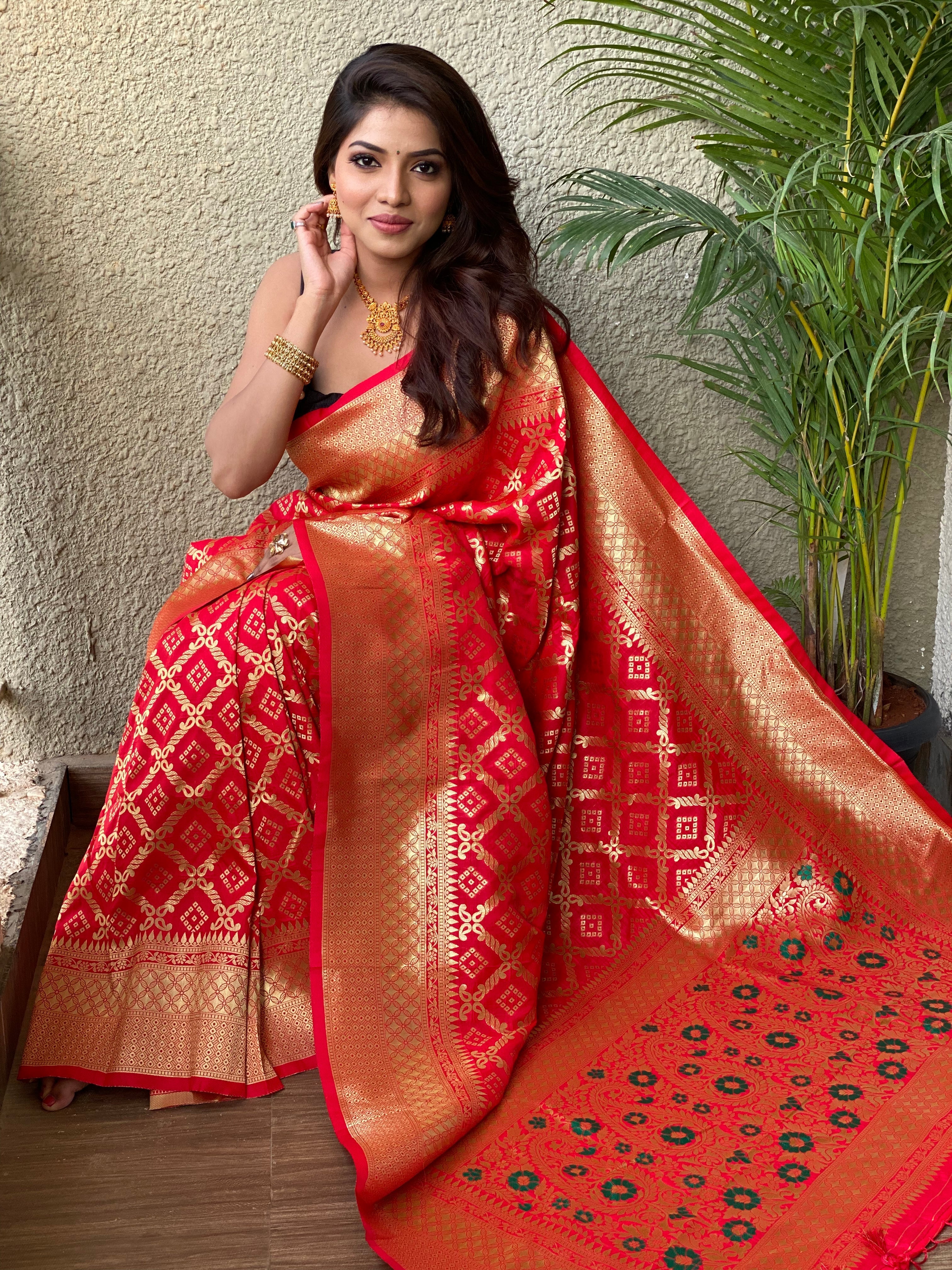 Pure Banarasi Silk With Zari Weaving