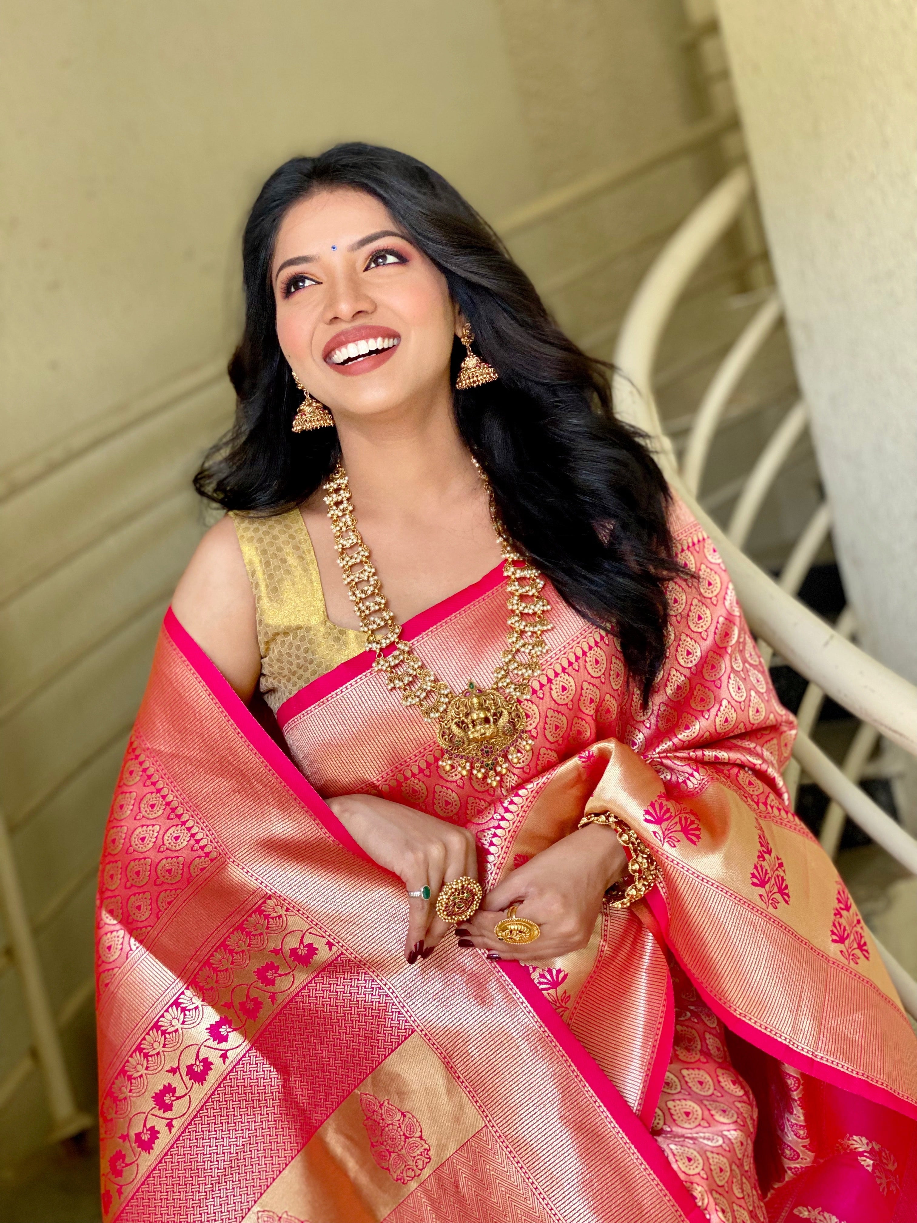 Pure Banarasi Silk With Zari Weaving