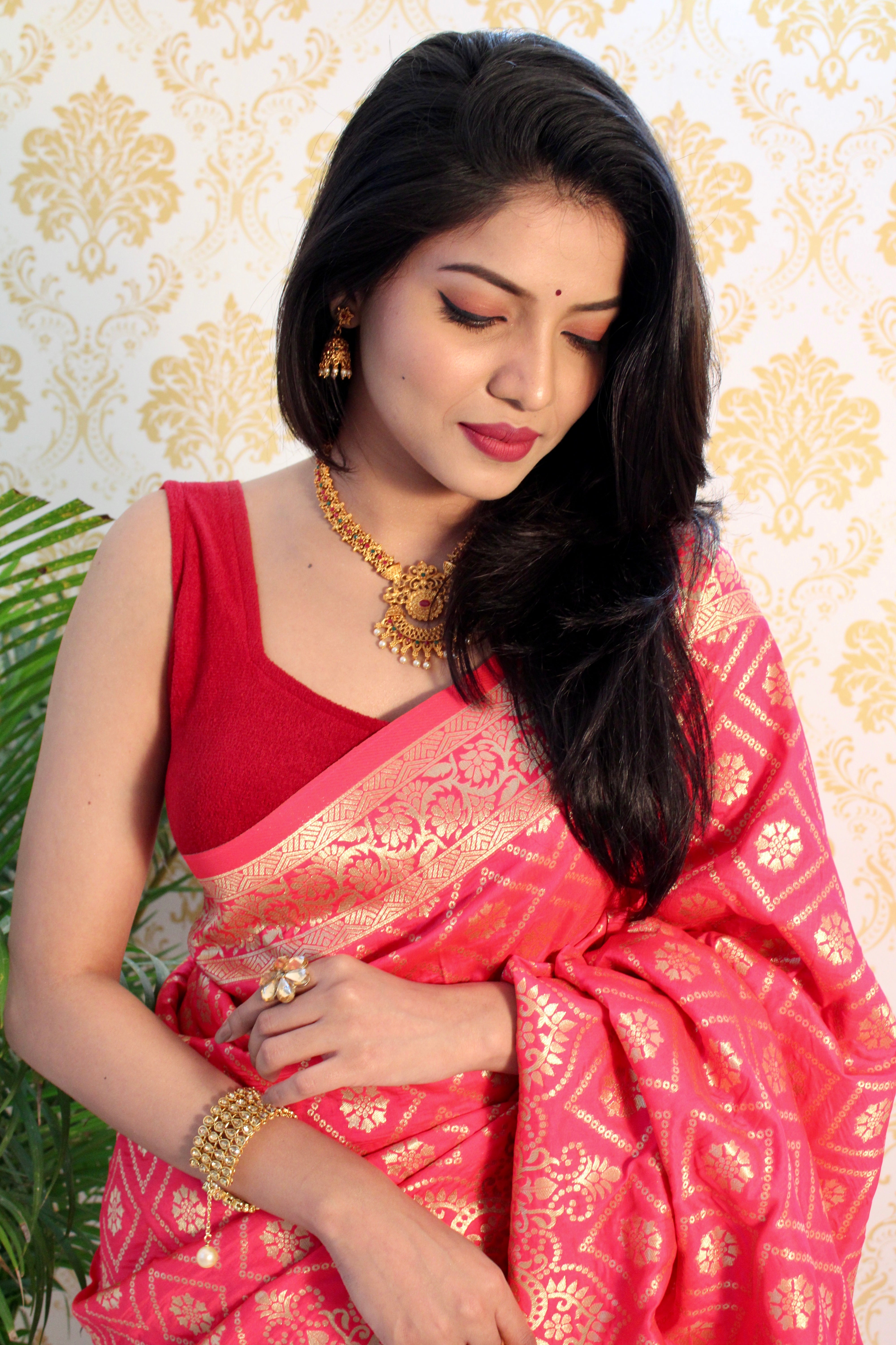 Pure Banarasi Silk With Zari Weaving