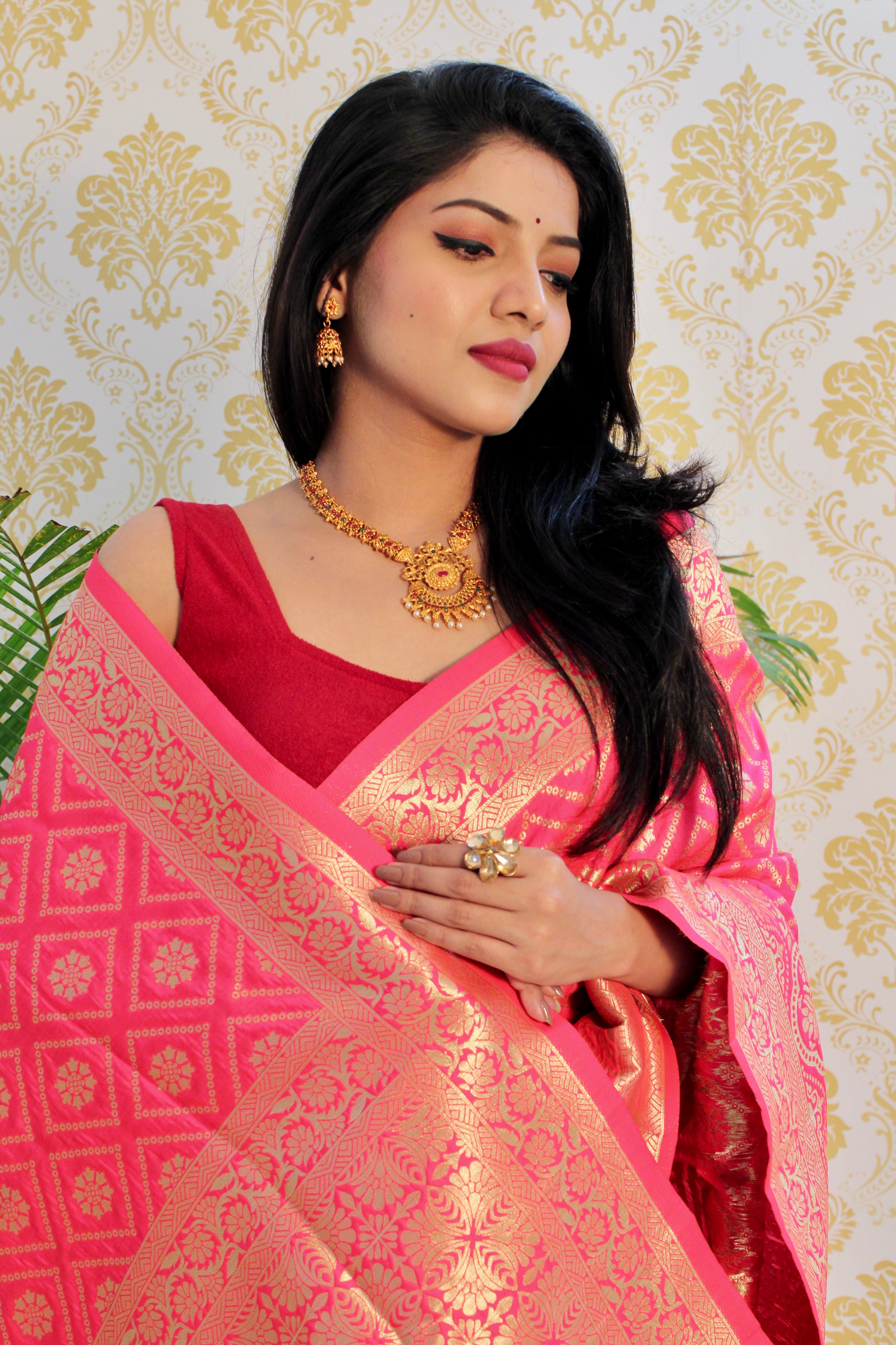 Pure Banarasi Silk With Zari Weaving