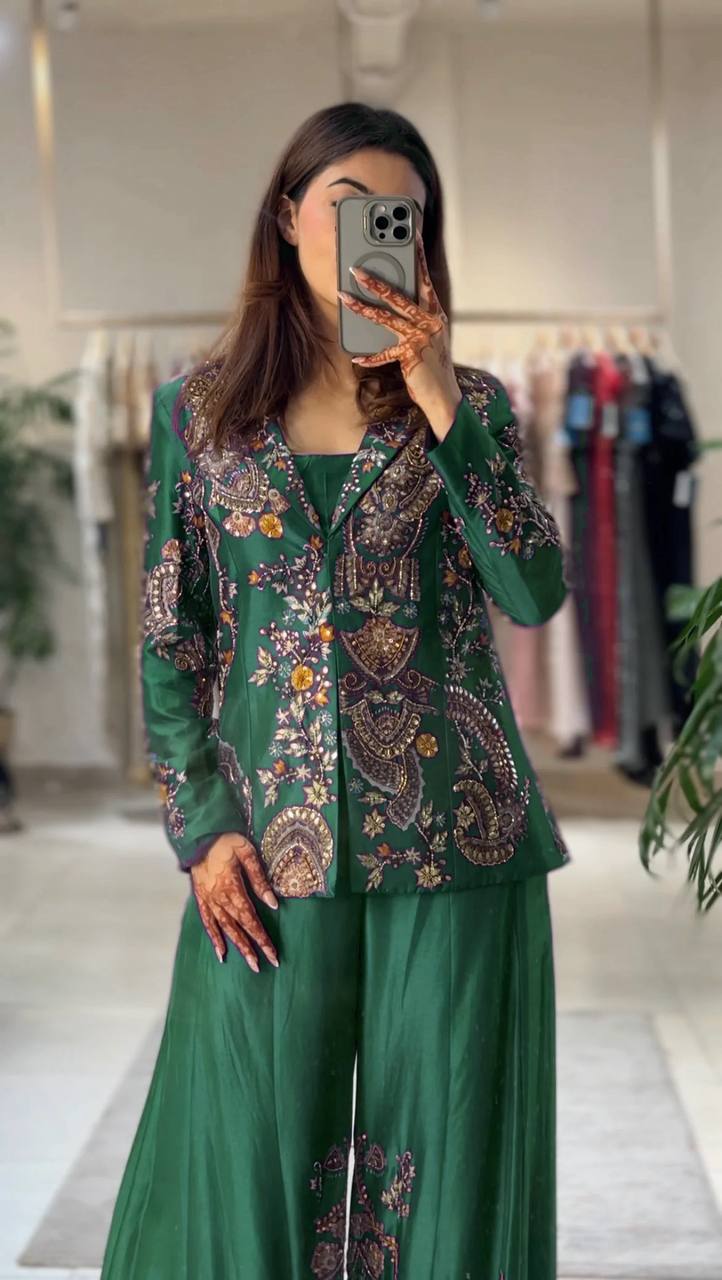 Glamorous Designer Palazzo – Festive Special