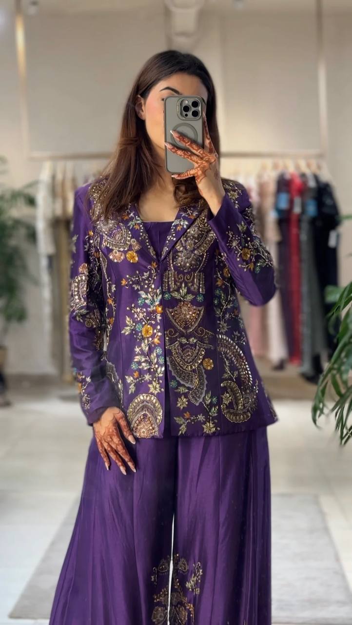 Glamorous Designer Palazzo – Festive Special
