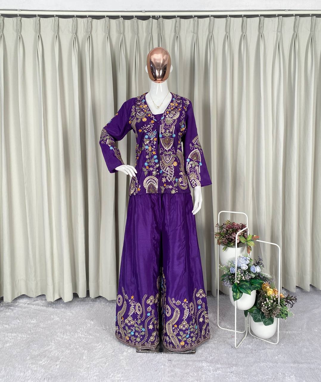 Glamorous Designer Palazzo – Festive Special