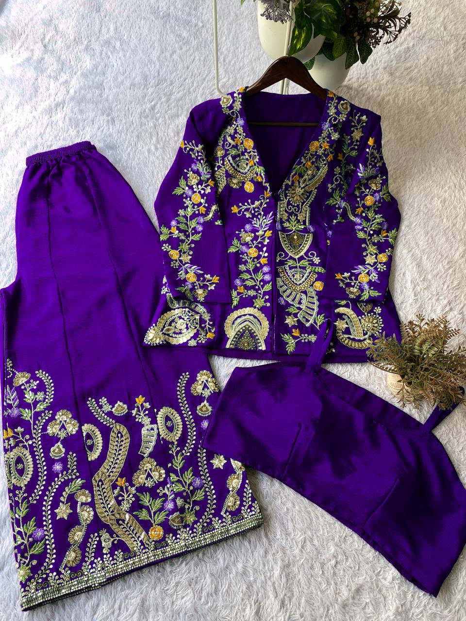 Glamorous Designer Palazzo – Festive Special