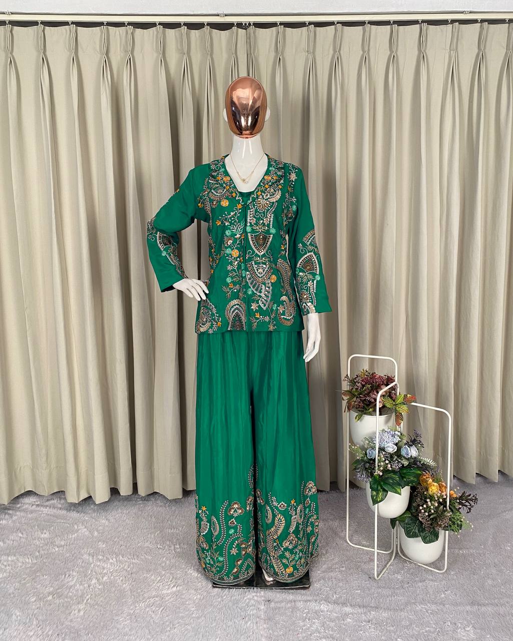 Glamorous Designer Palazzo – Festive Special