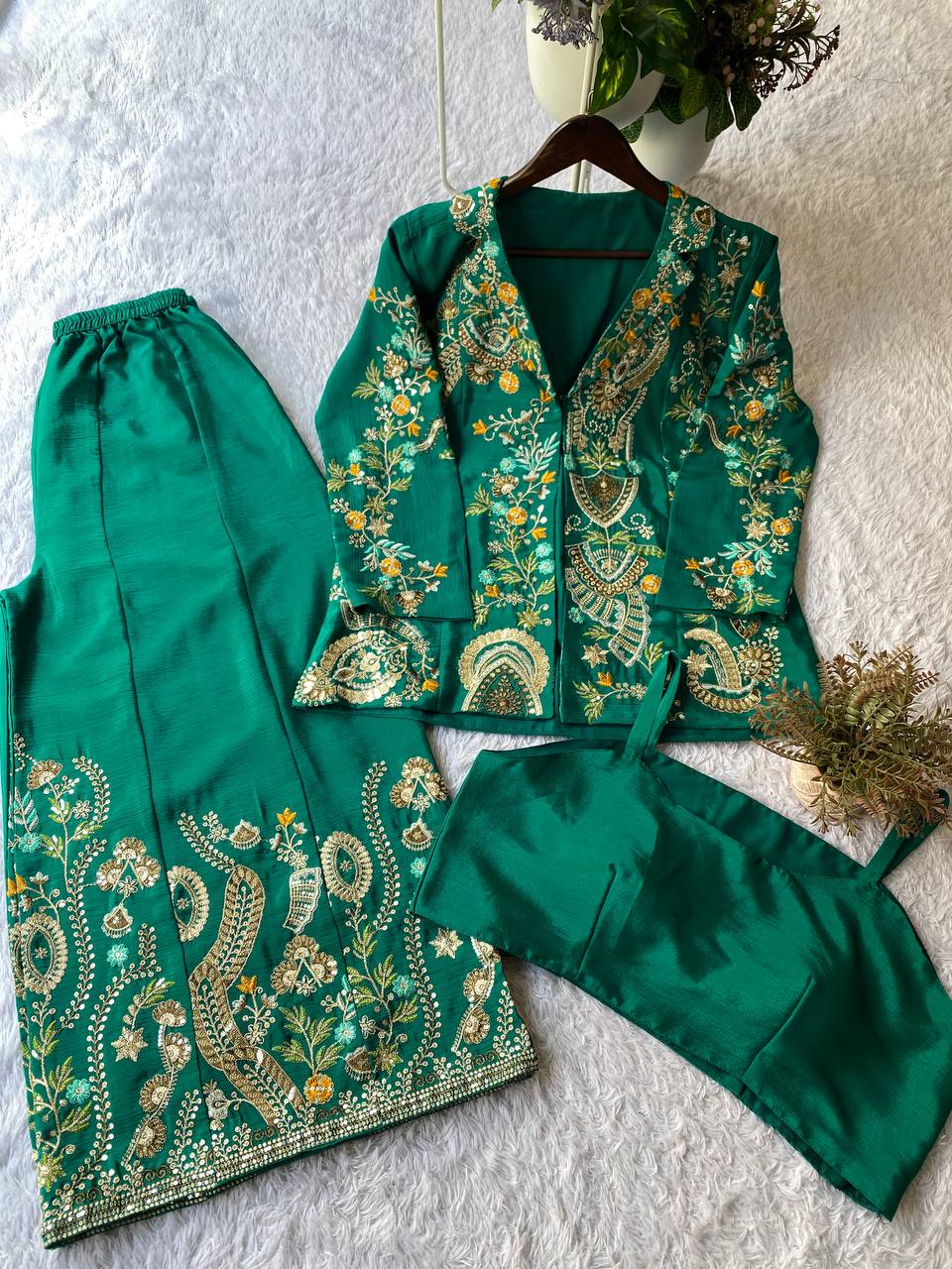 Glamorous Designer Palazzo – Festive Special