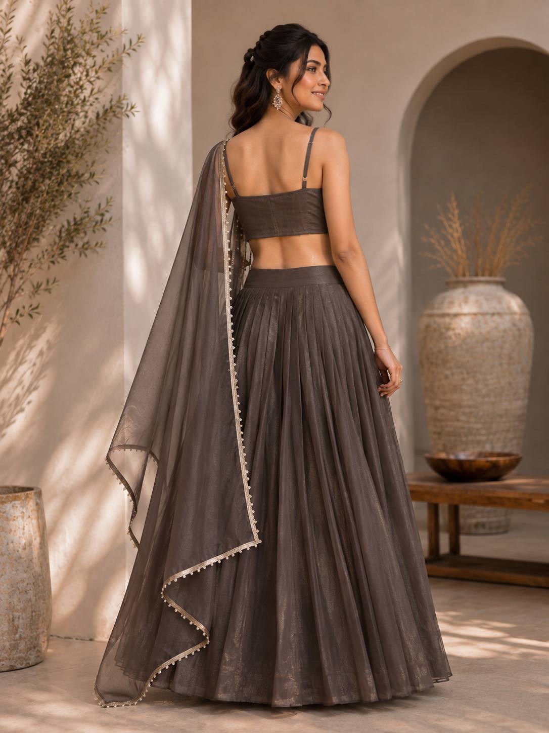 Designer Festival Special – Premium Organza Skirt Set