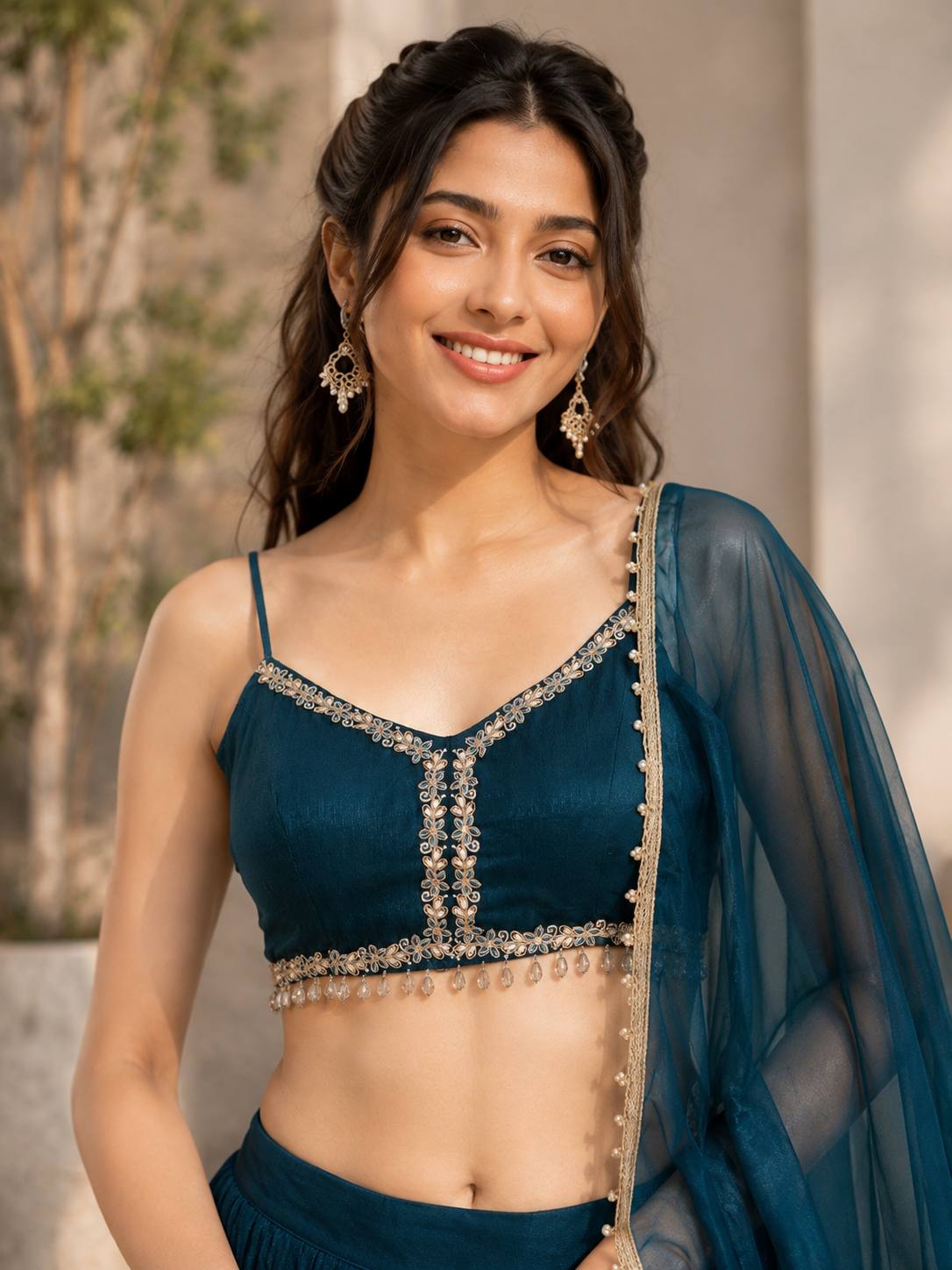 Designer Festival Special – Premium Organza Skirt Set (Copy)