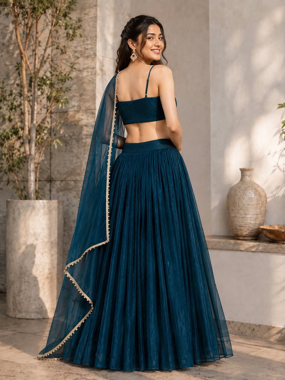 Designer Festival Special – Premium Organza Skirt Set (Copy)