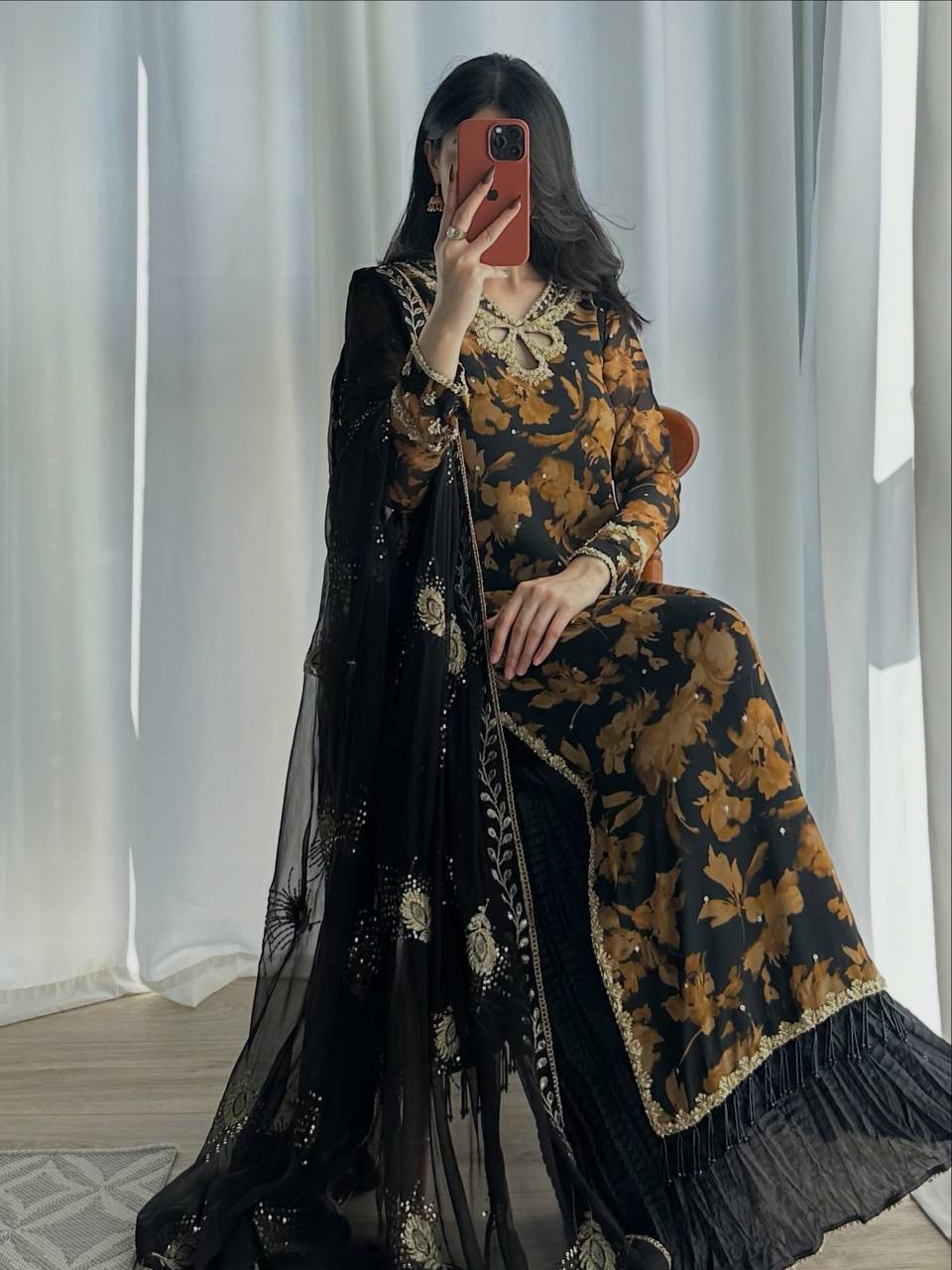 Glamorous Faux Georgette – Wedding Special