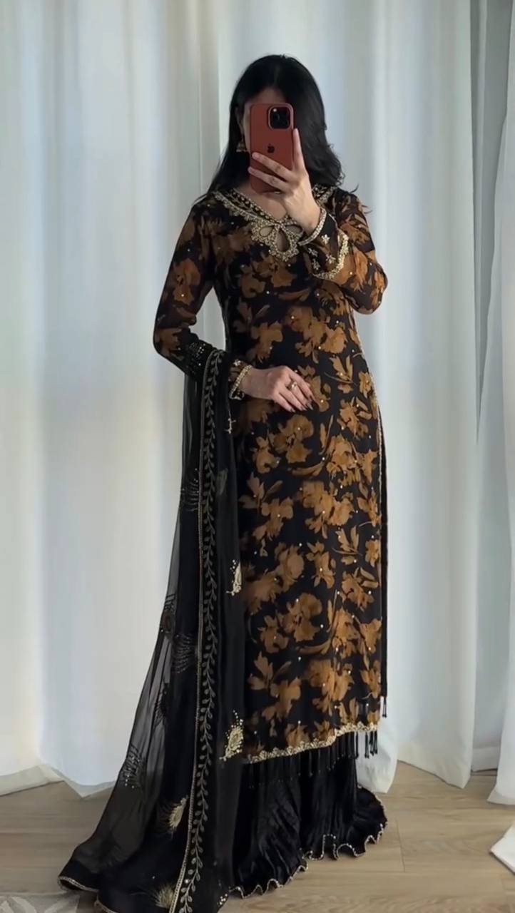 Glamorous Faux Georgette – Wedding Special