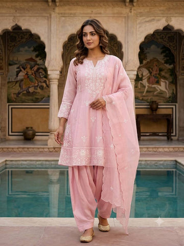 Designer Sequence Embroidered Top Salwaar Set
