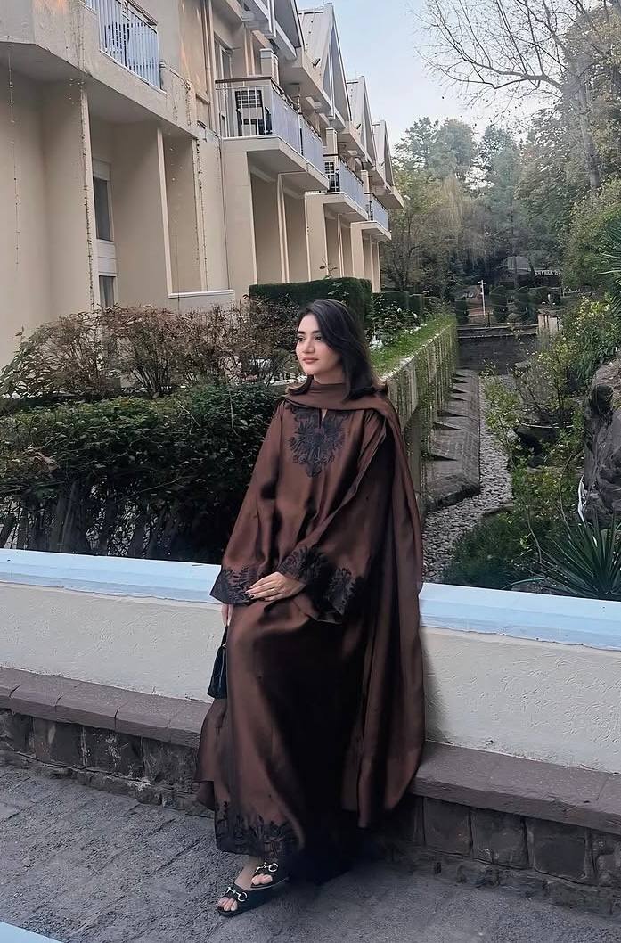 Designer Pure Satin Mul Chanderi Ankle-Length Kaftan Set with Palazzo & Dupatta
