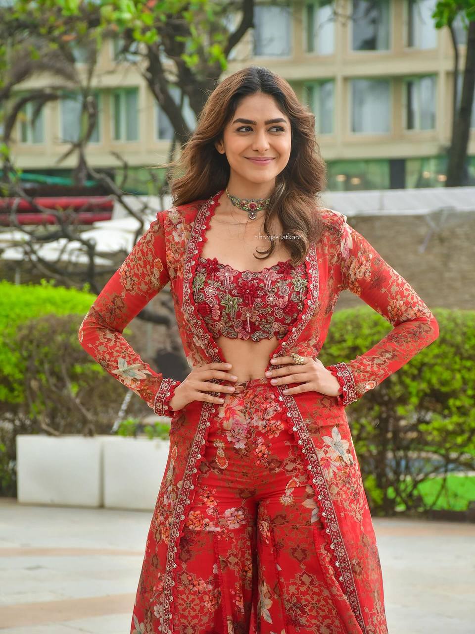 Ready-to-wear Sharara, Blouse, and Shrug for a full designer look